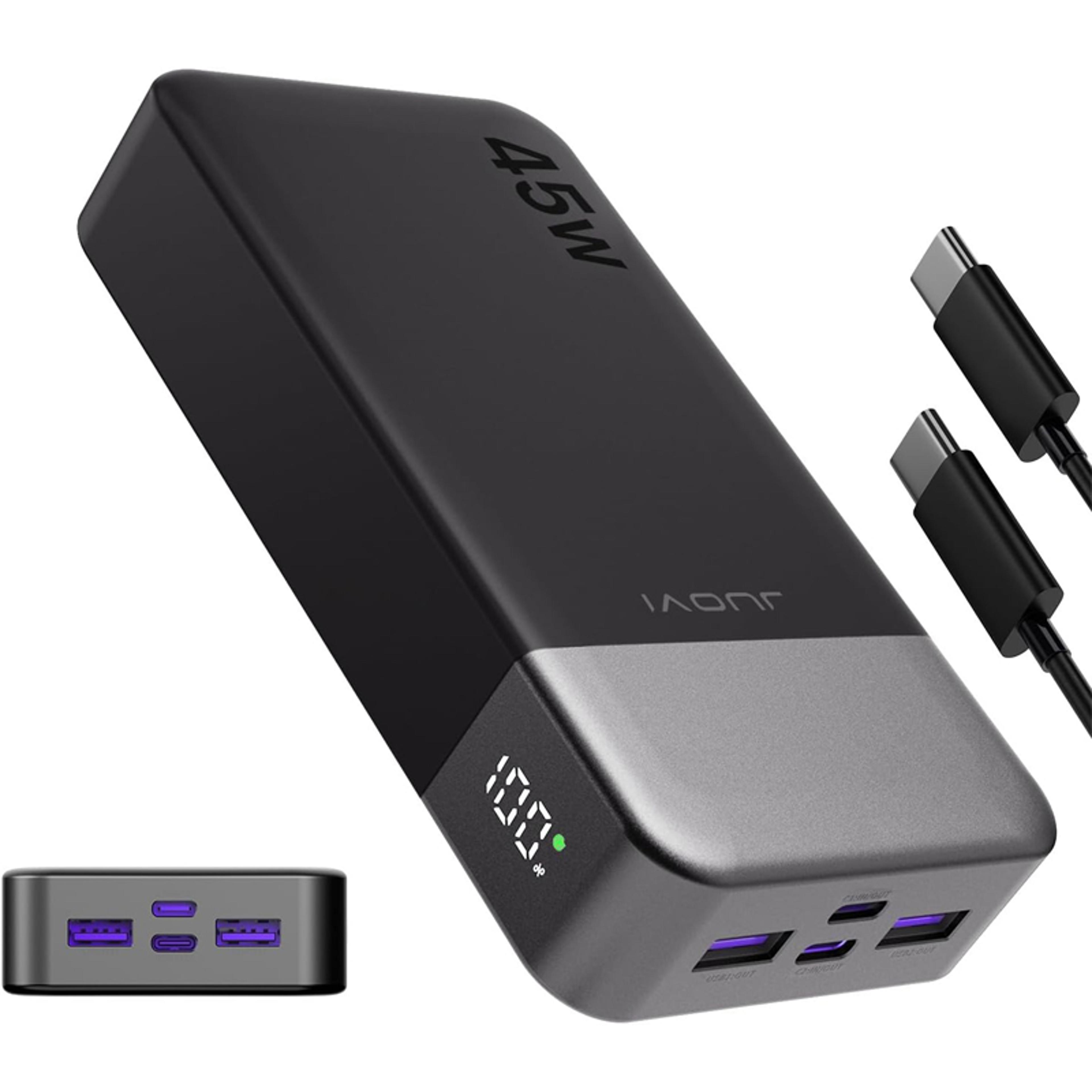 power bank fast charging portable charger with led display external battery packss