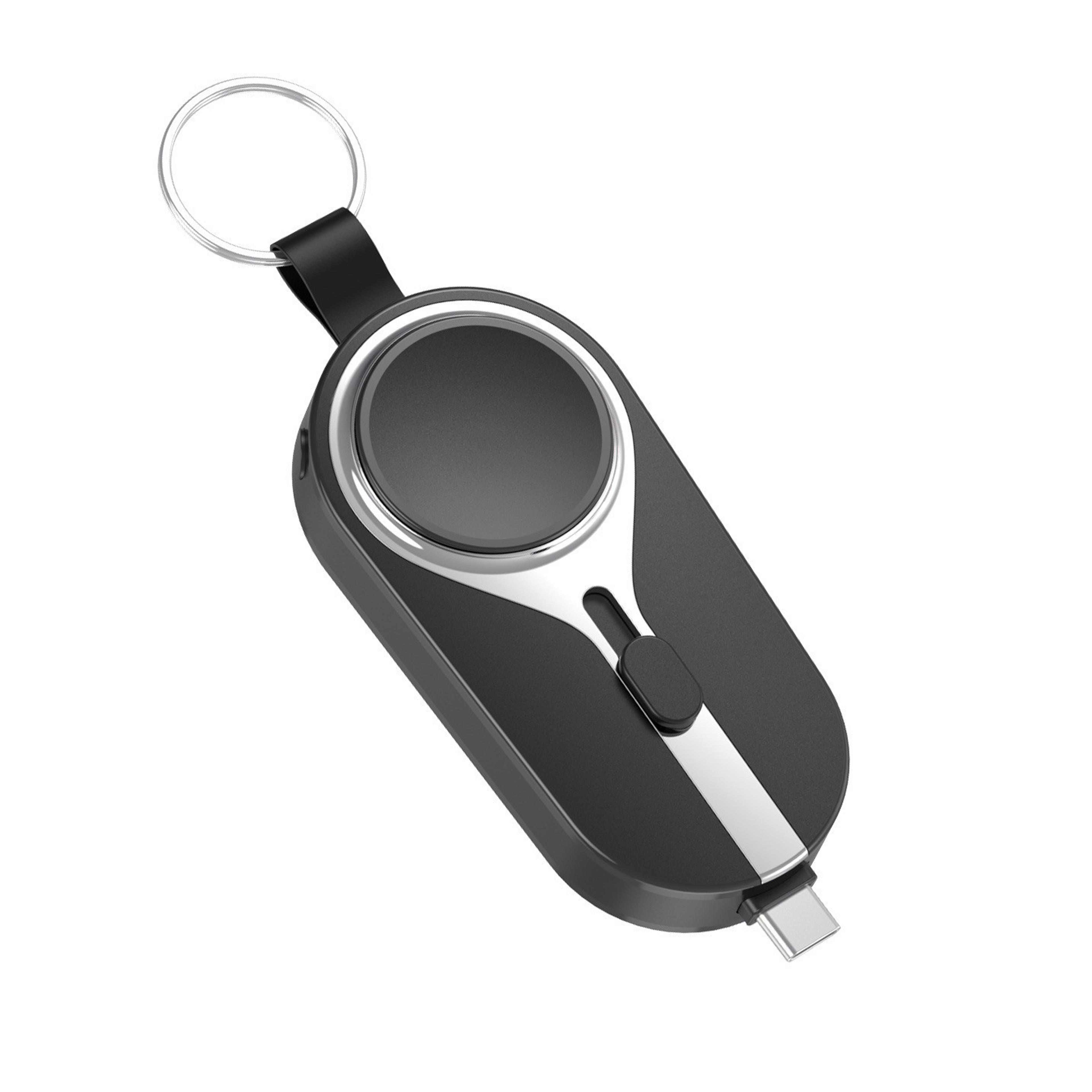 portable apple watch portable charger magnetic wireless power bank keychain
