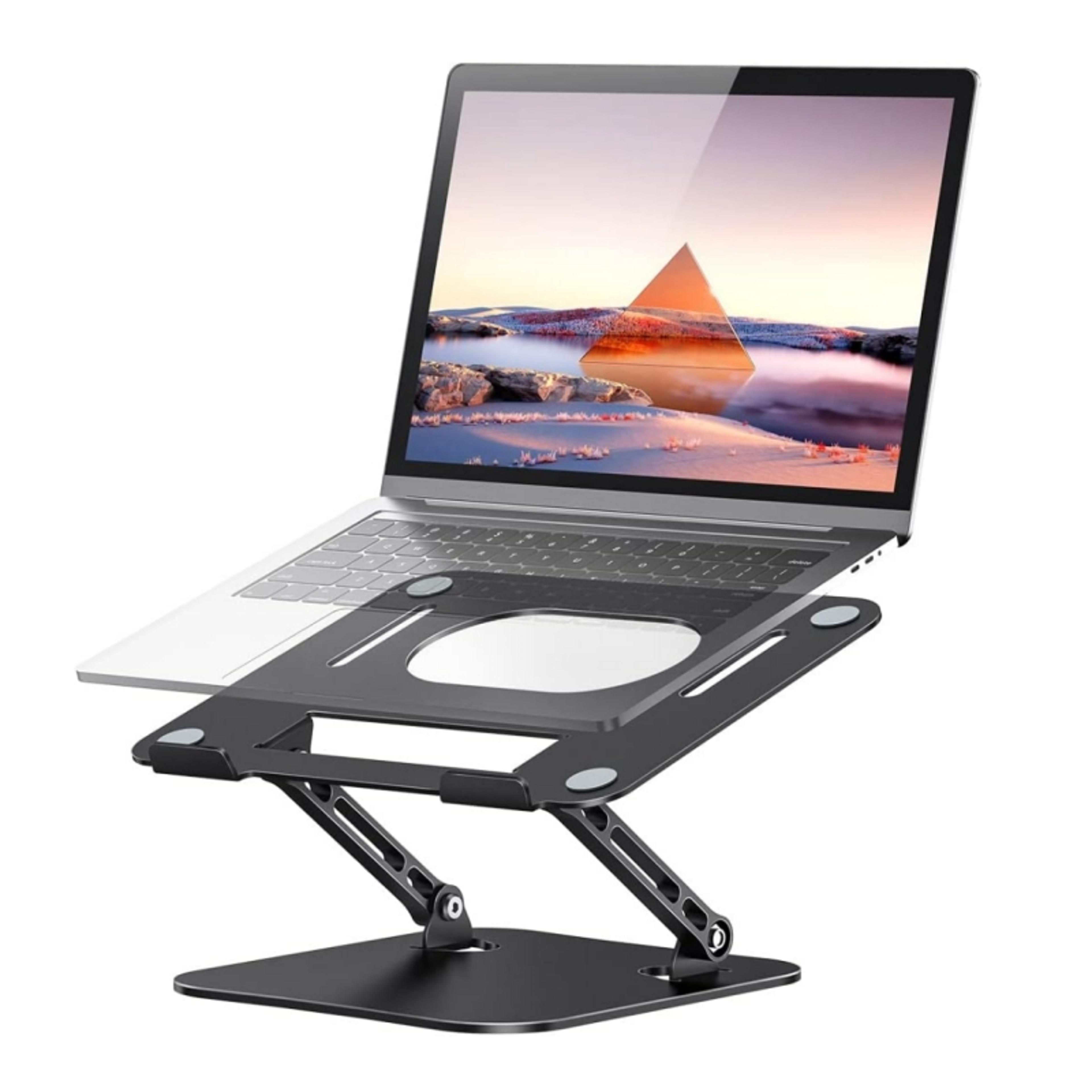 adjustable laptop stand aluminum foldable cooling stand for laptops & tablets up