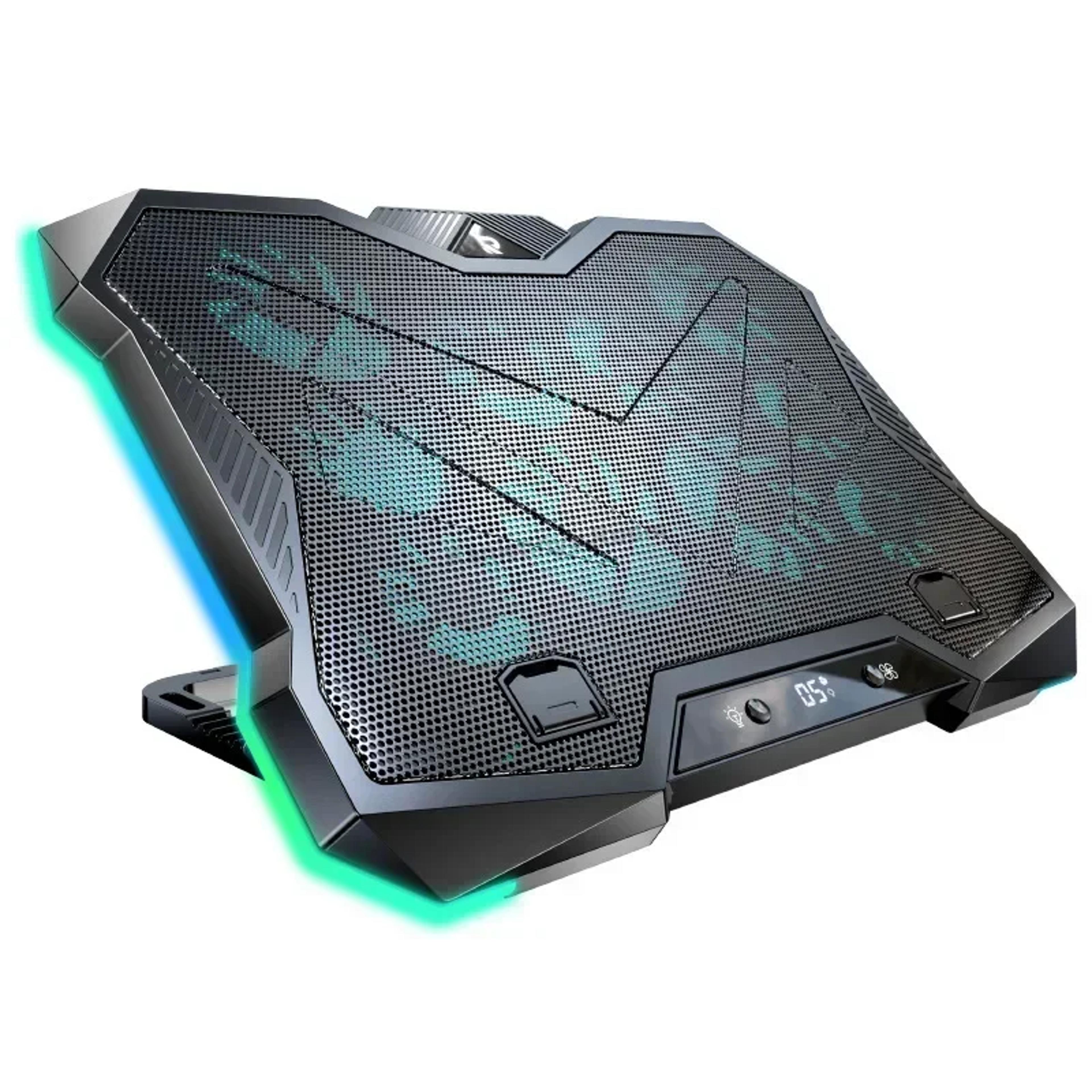 fan gaming laptop cooler with rgb laptop stand for laptops