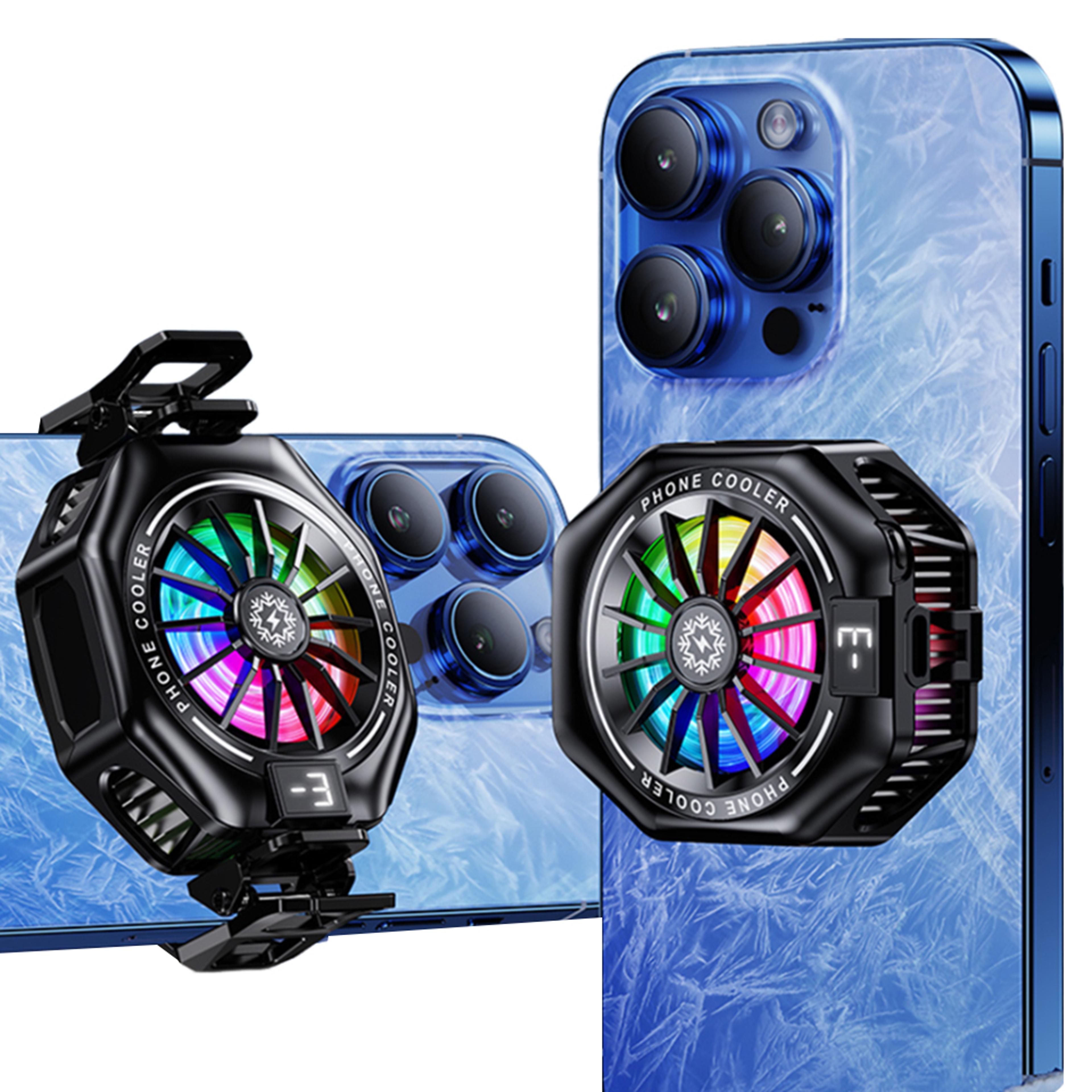 magcool pro magnetic phone cooler with semiconductor cooling fan & digital display