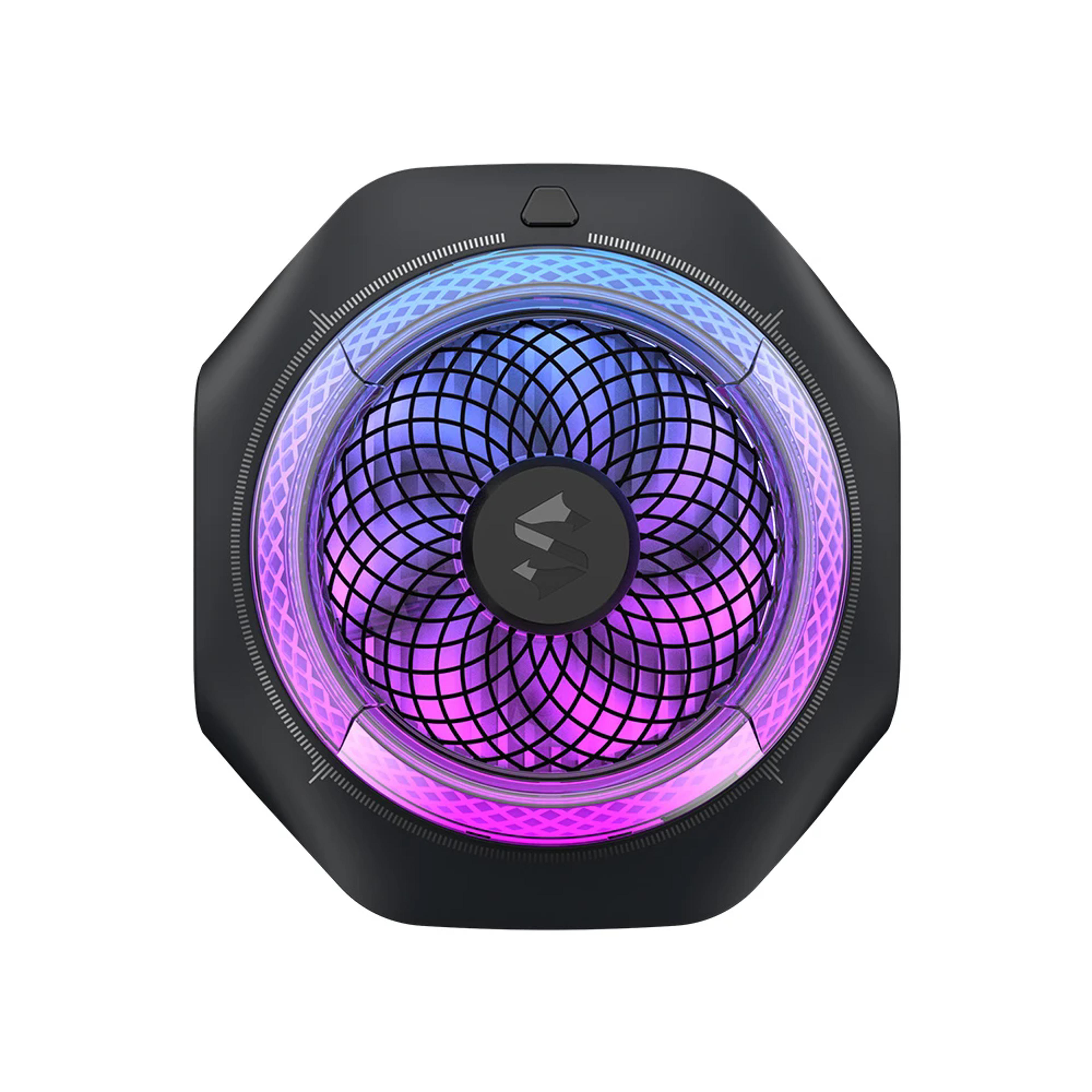 black shark magnetic phone cooler with rgb gaming fan for iphone & android