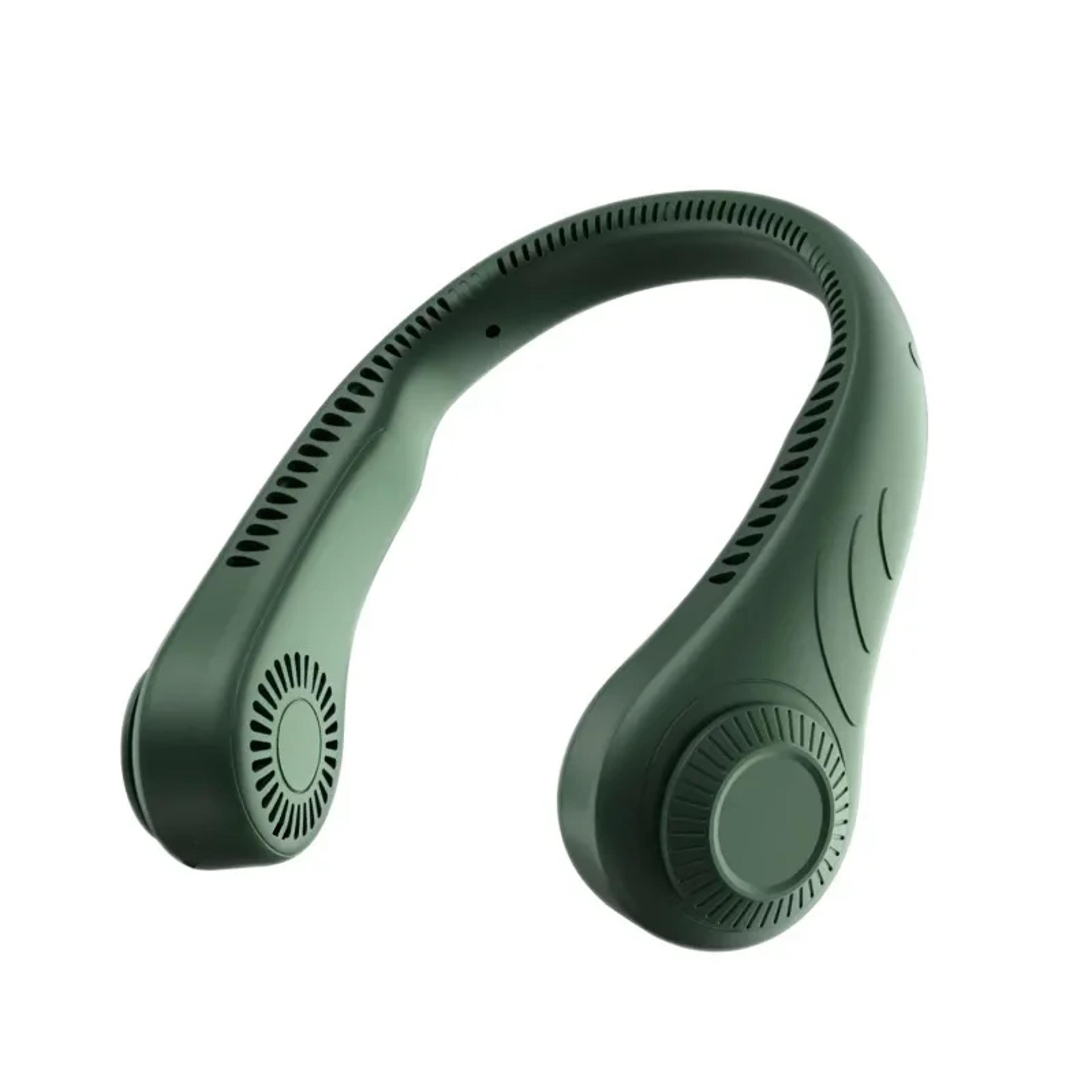 arctic breeze portable neck fan rechargeable bladeless neck fan for hands free summer cooling