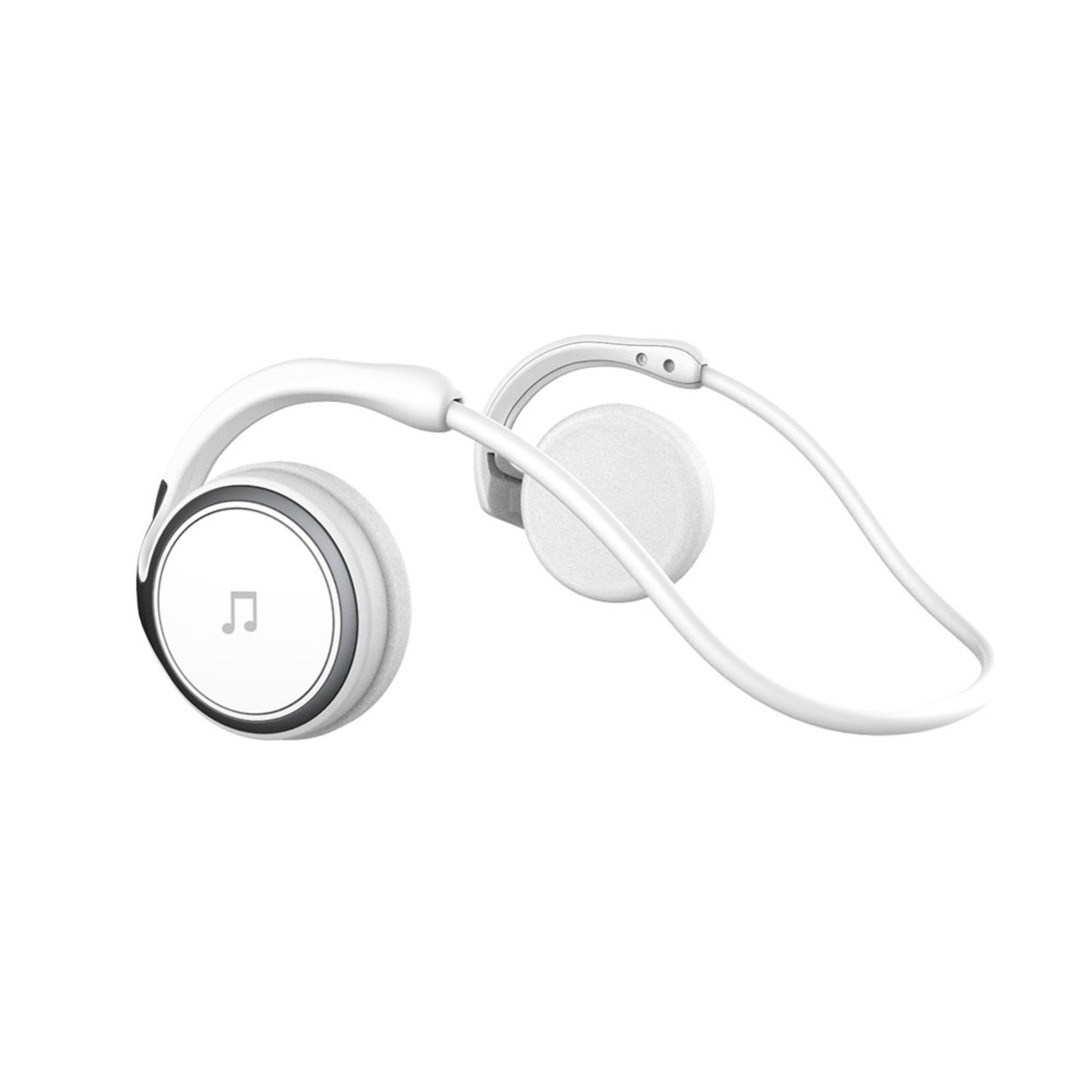 flexbeat open ear headphones wireless on ear bluetooth sports headphones with deep bass & foldable design