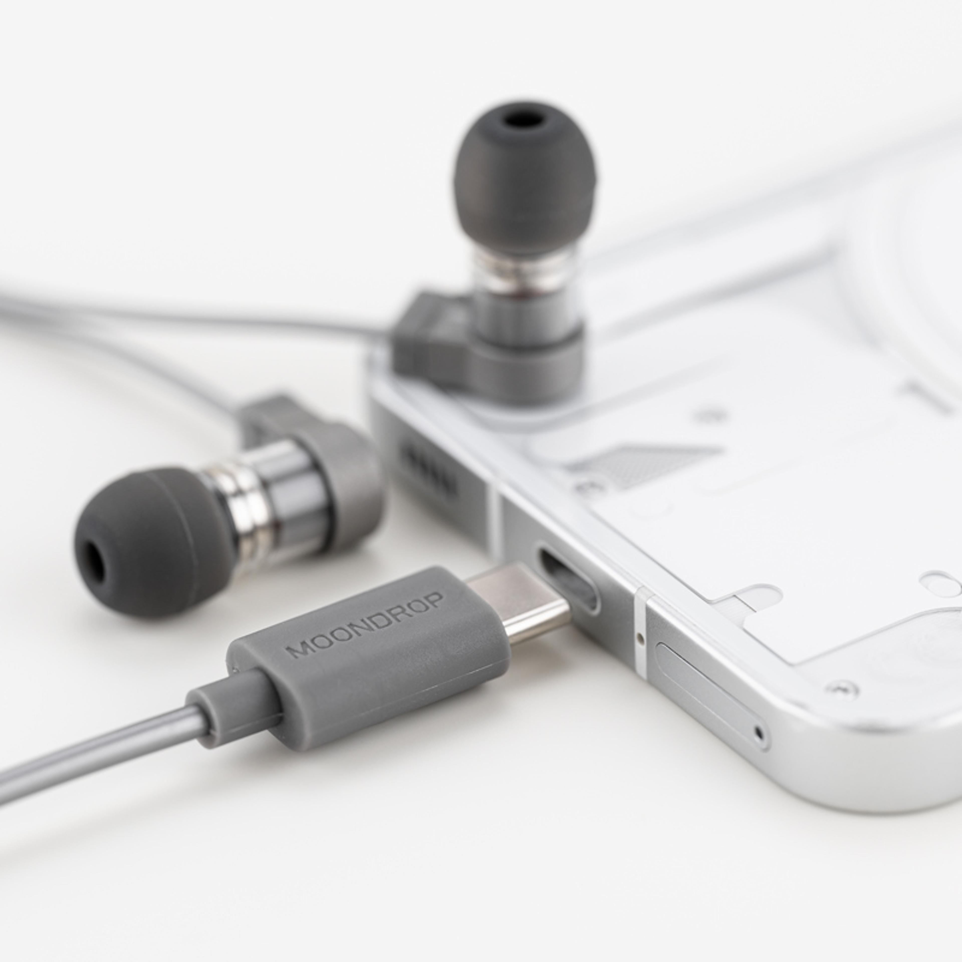 usb c earphones hifi in ear headphones with dac & microphone
