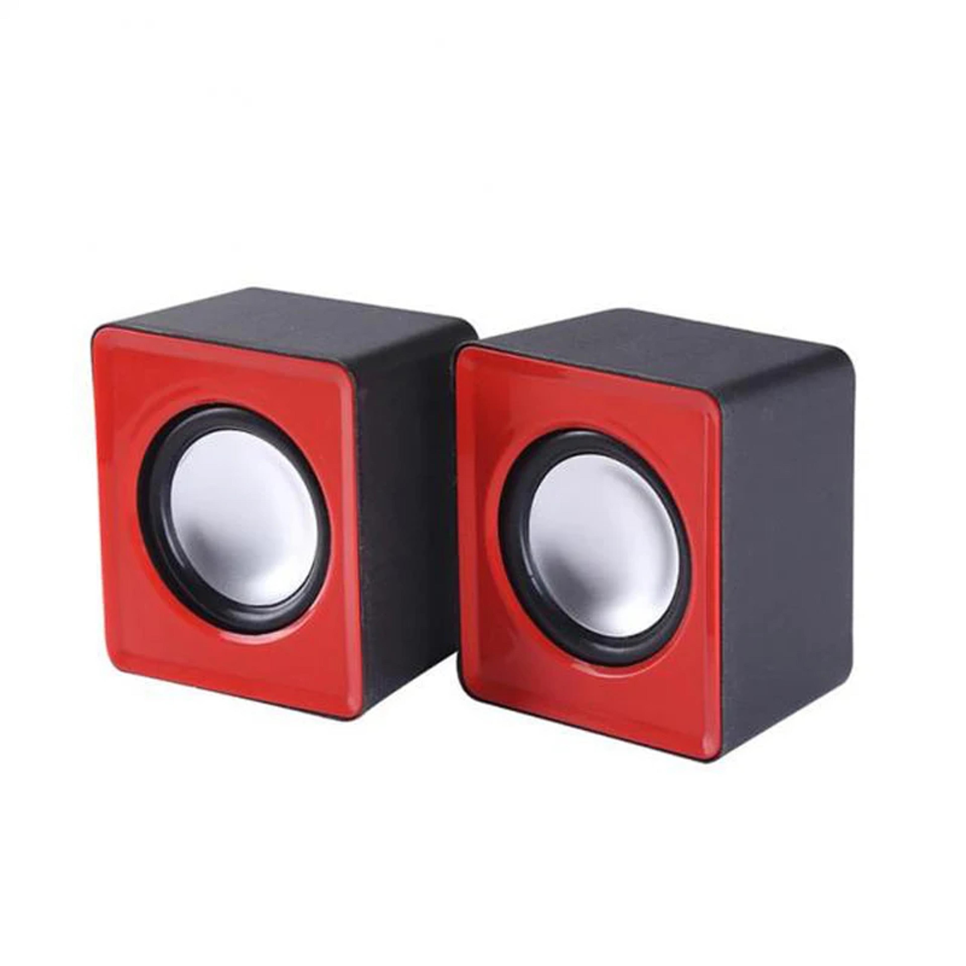 mini desktop speaker usb powered stereo computer speakers for pc & laptops