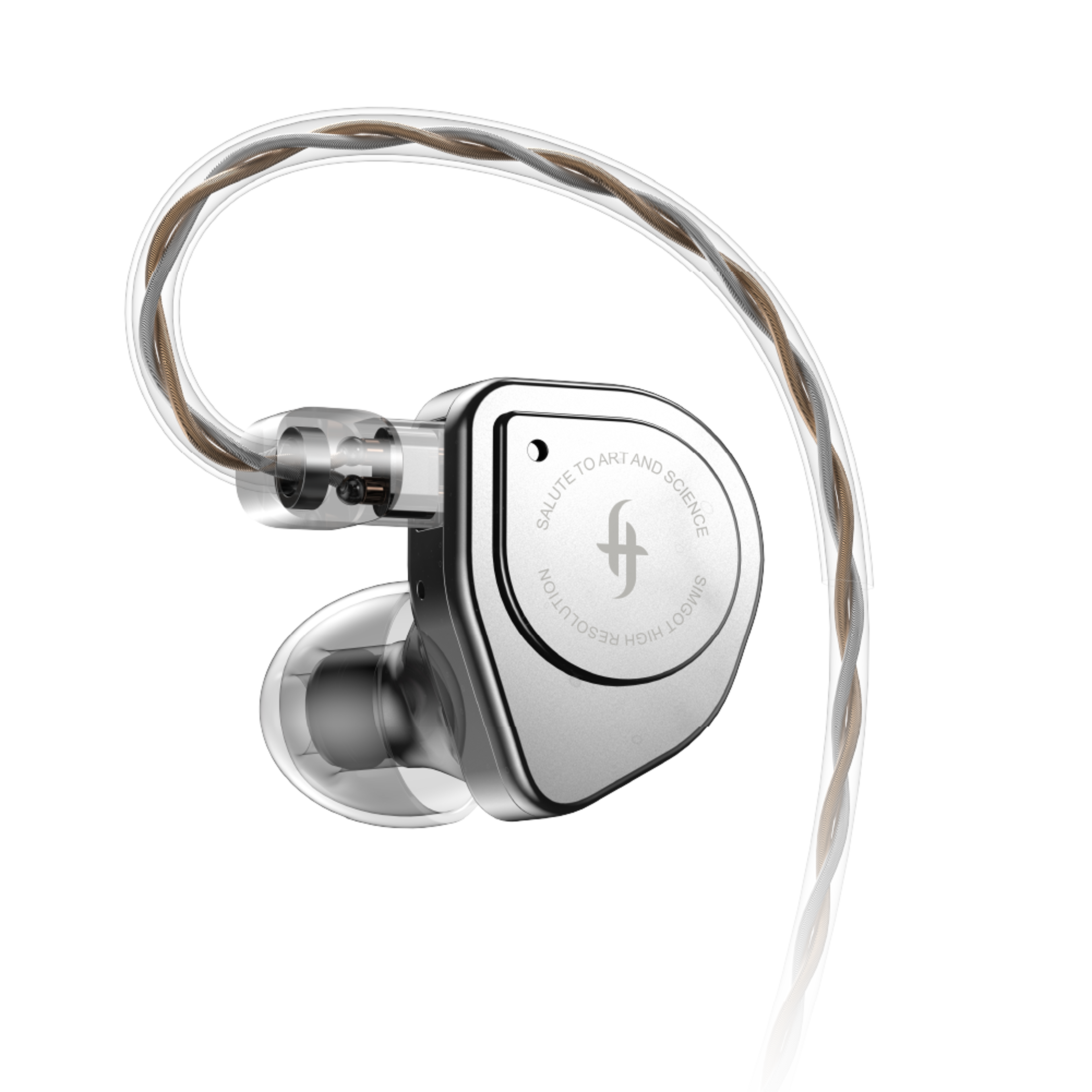 hifi earbuds with dynamic driver wired in ear earphones