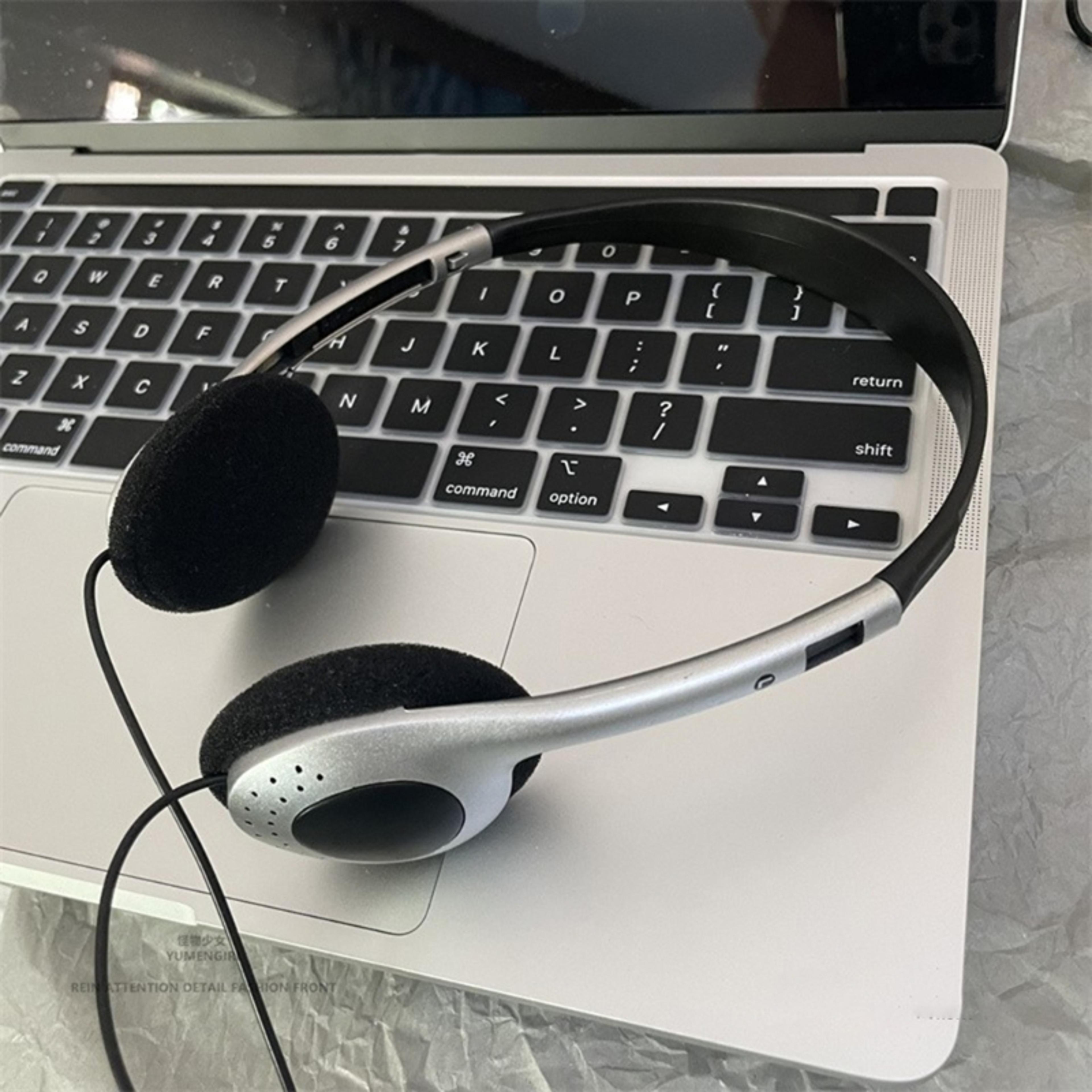 retro wired headphones with audio jack for music and everyday listening