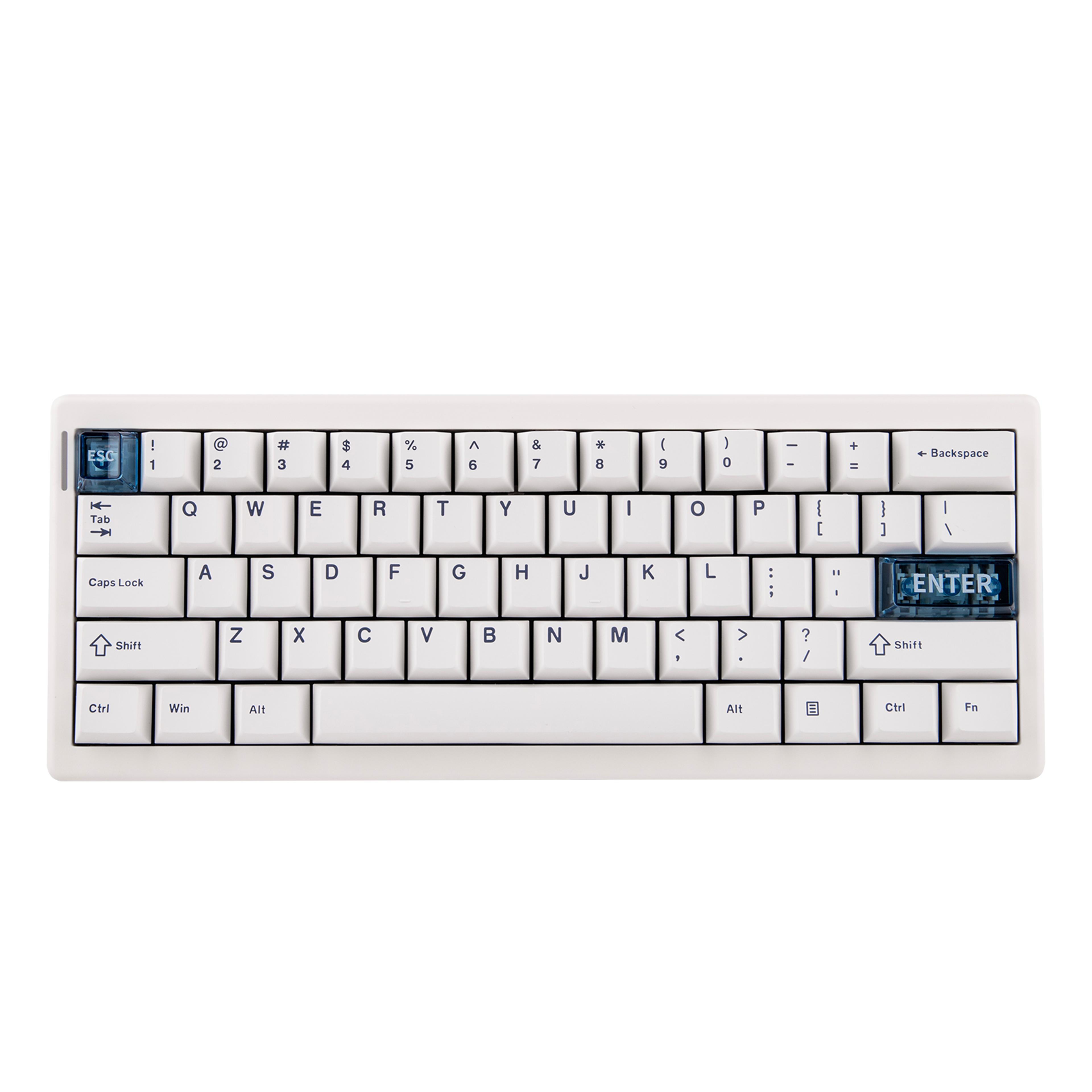 mechanical keyboard wireless gaming keyboard with via programmable gasket design