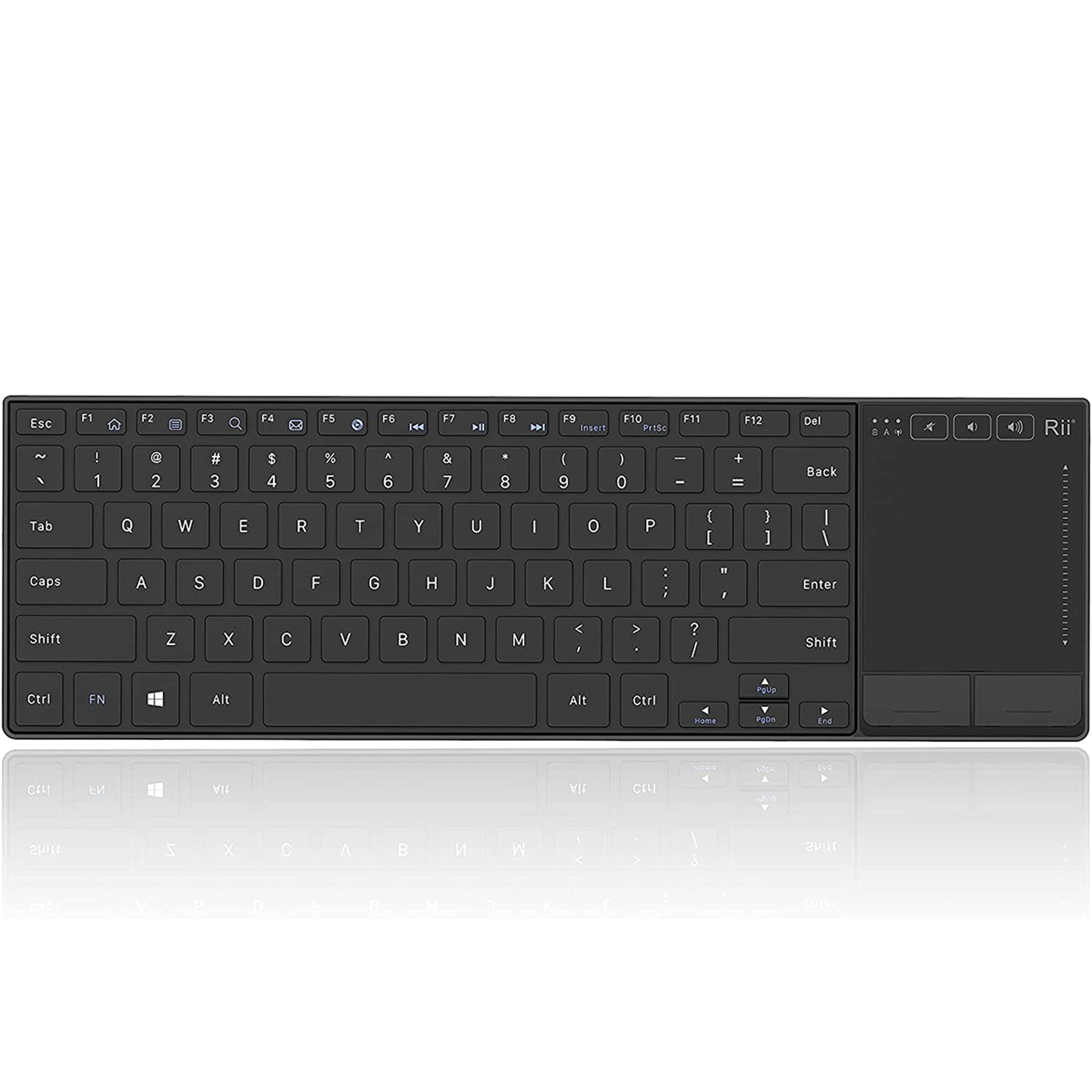 mini wireless keyboard with touchpad for pc mac laptop smart tv