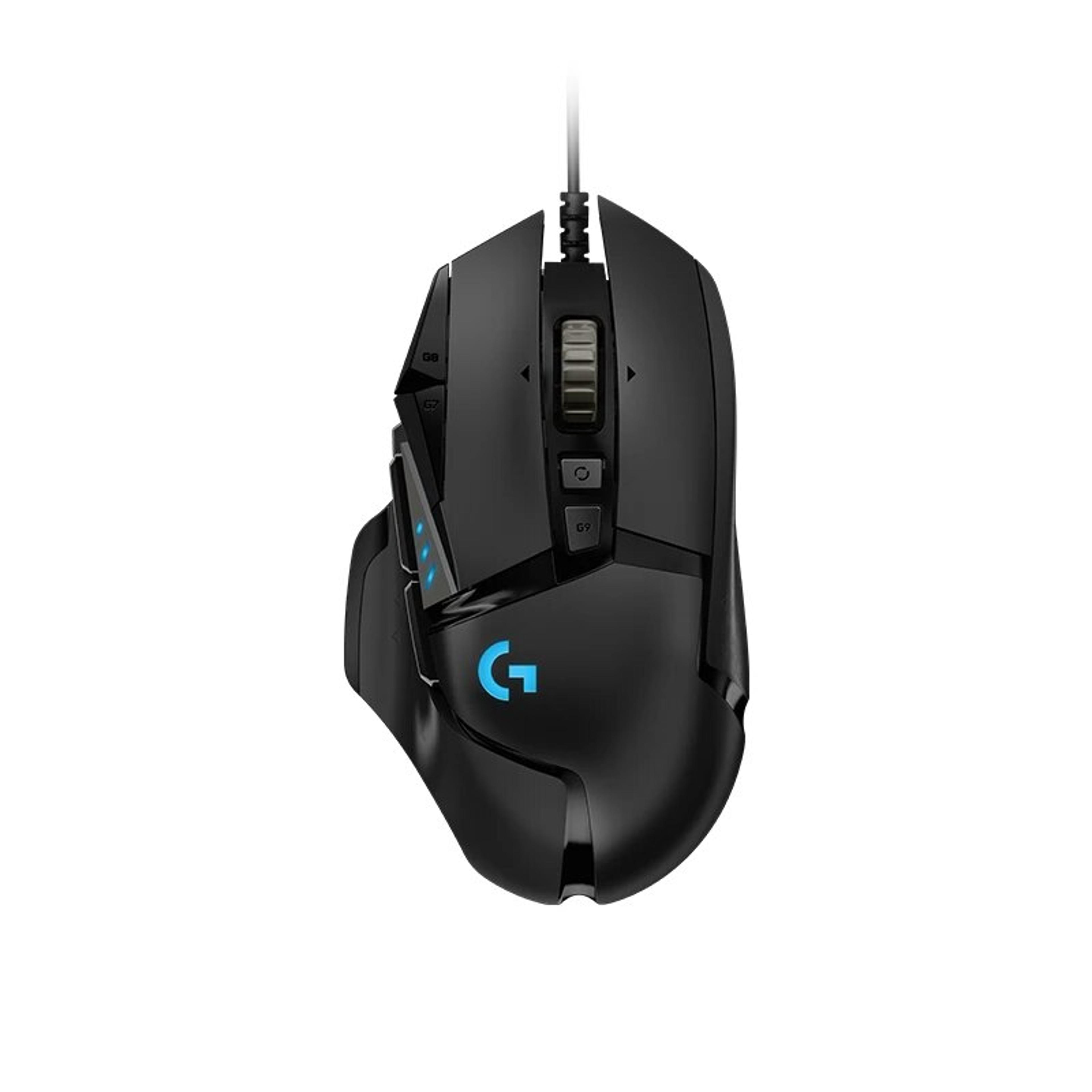 rgb wired gaming mouse with macro programming and adjustable dpi