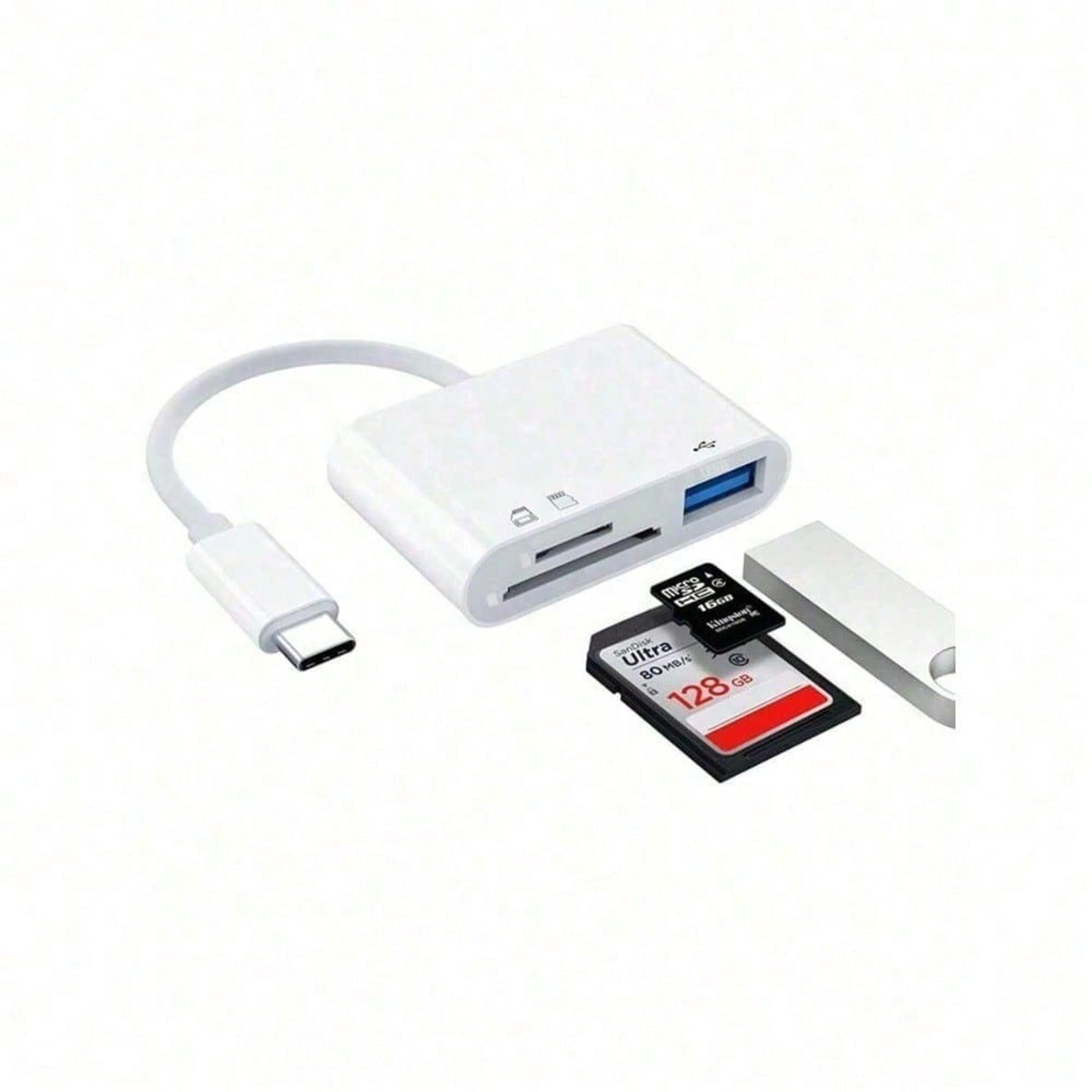 usb c sd card reader adapter for micro sd cards compatible with ipad pro and usb c devices