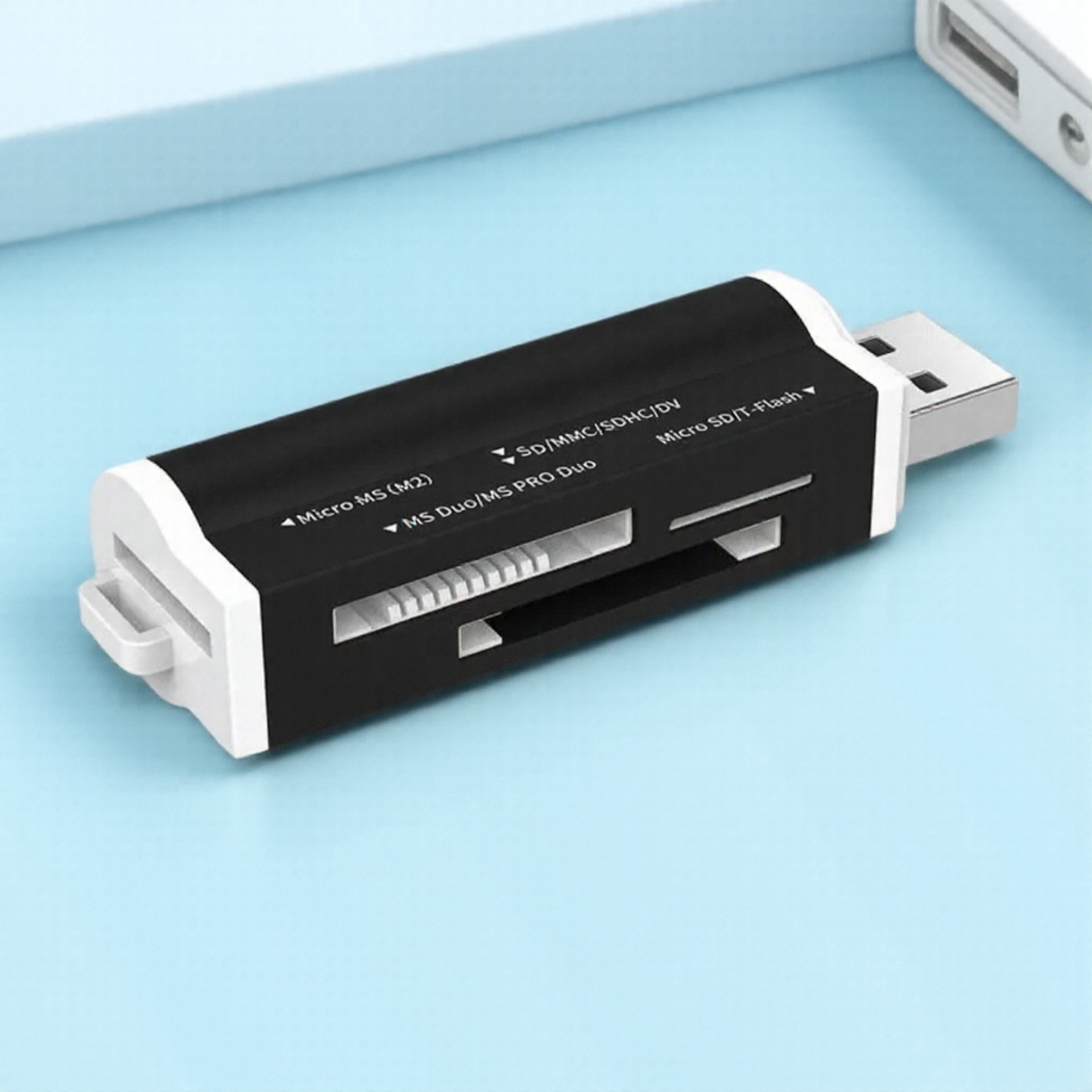usb multi card reader for micro sd sdhc tf memory cards and memory stick