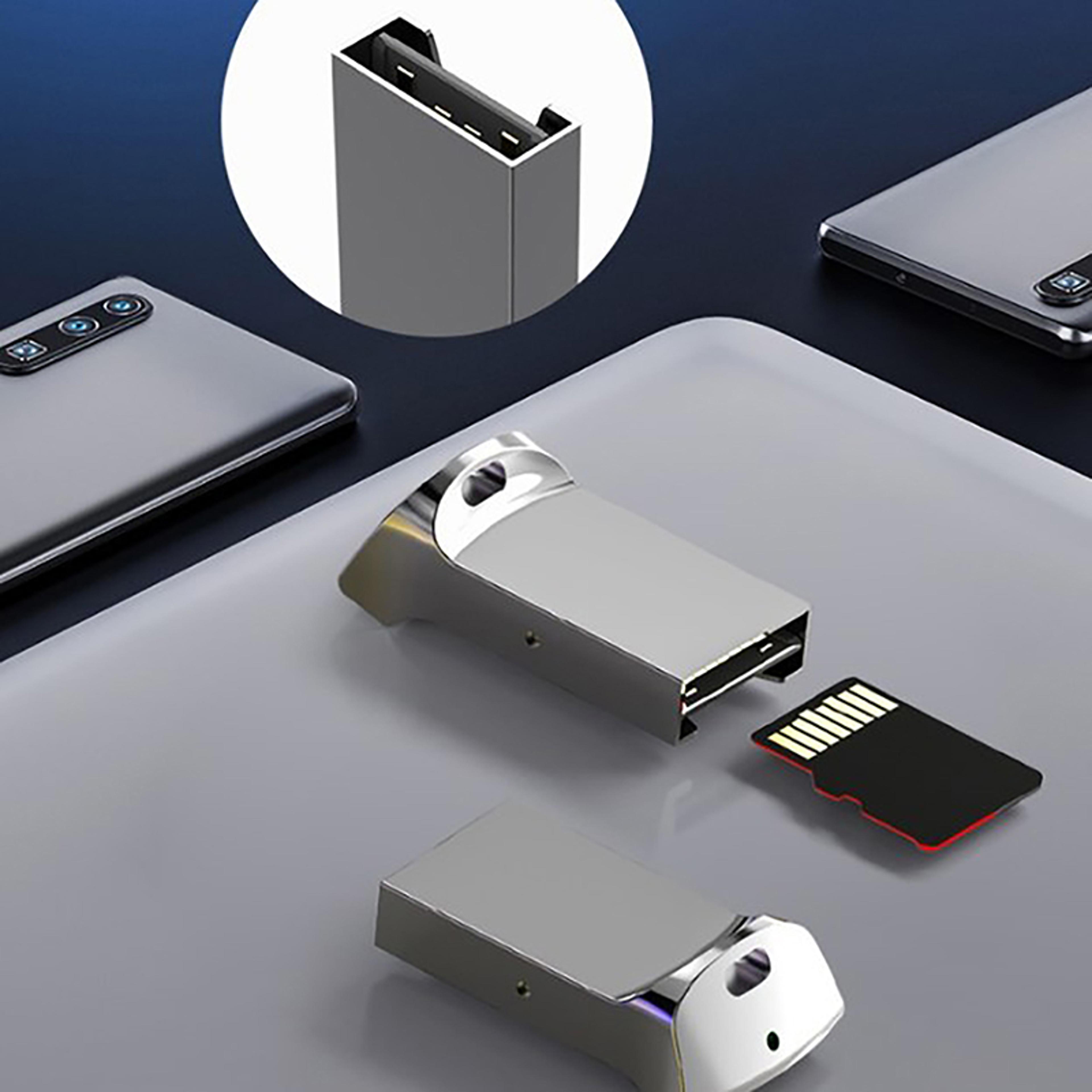 mini usb memory card reader adapter for sd and micro sd cards
