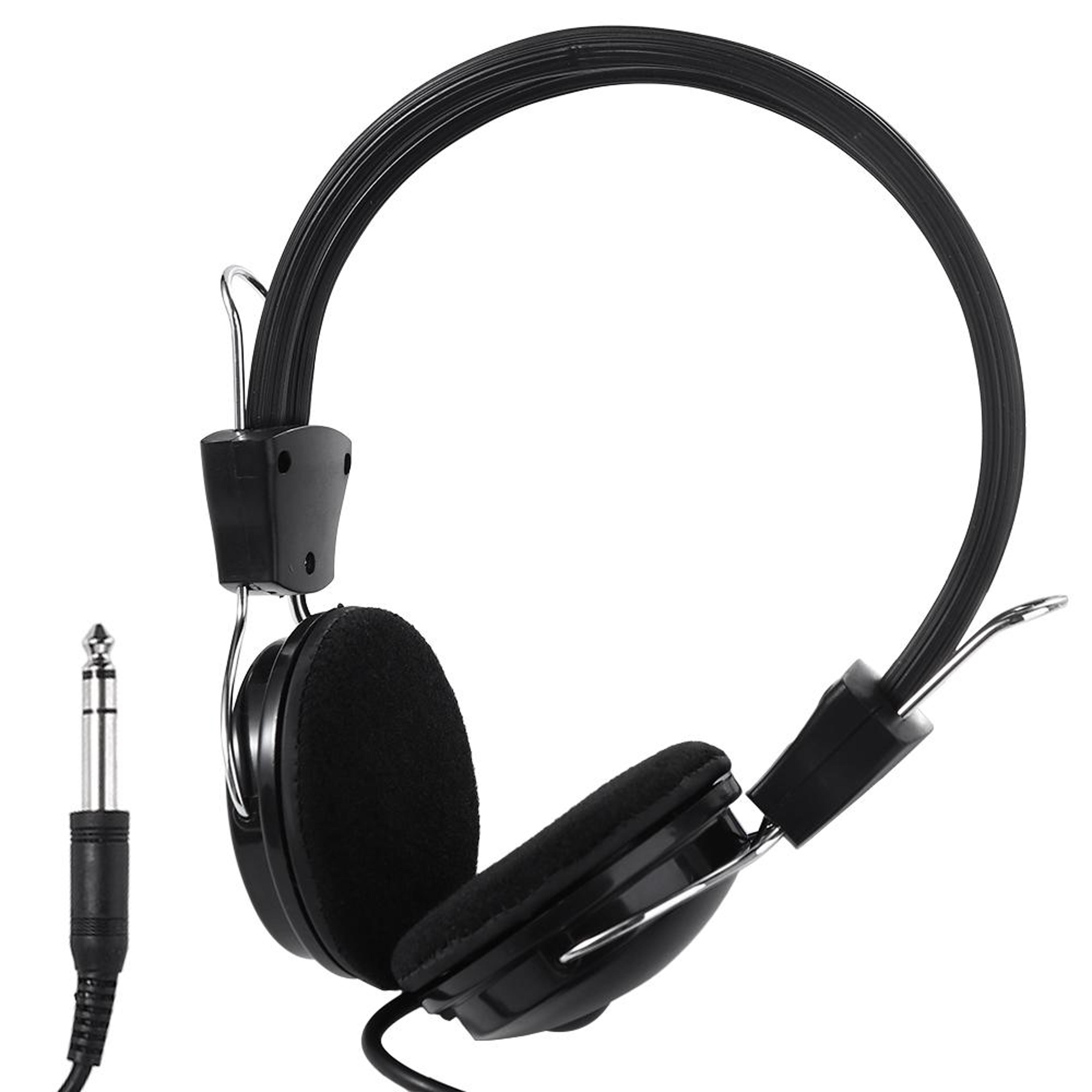 professional wired studio headphones for electric piano and guitar with jack
