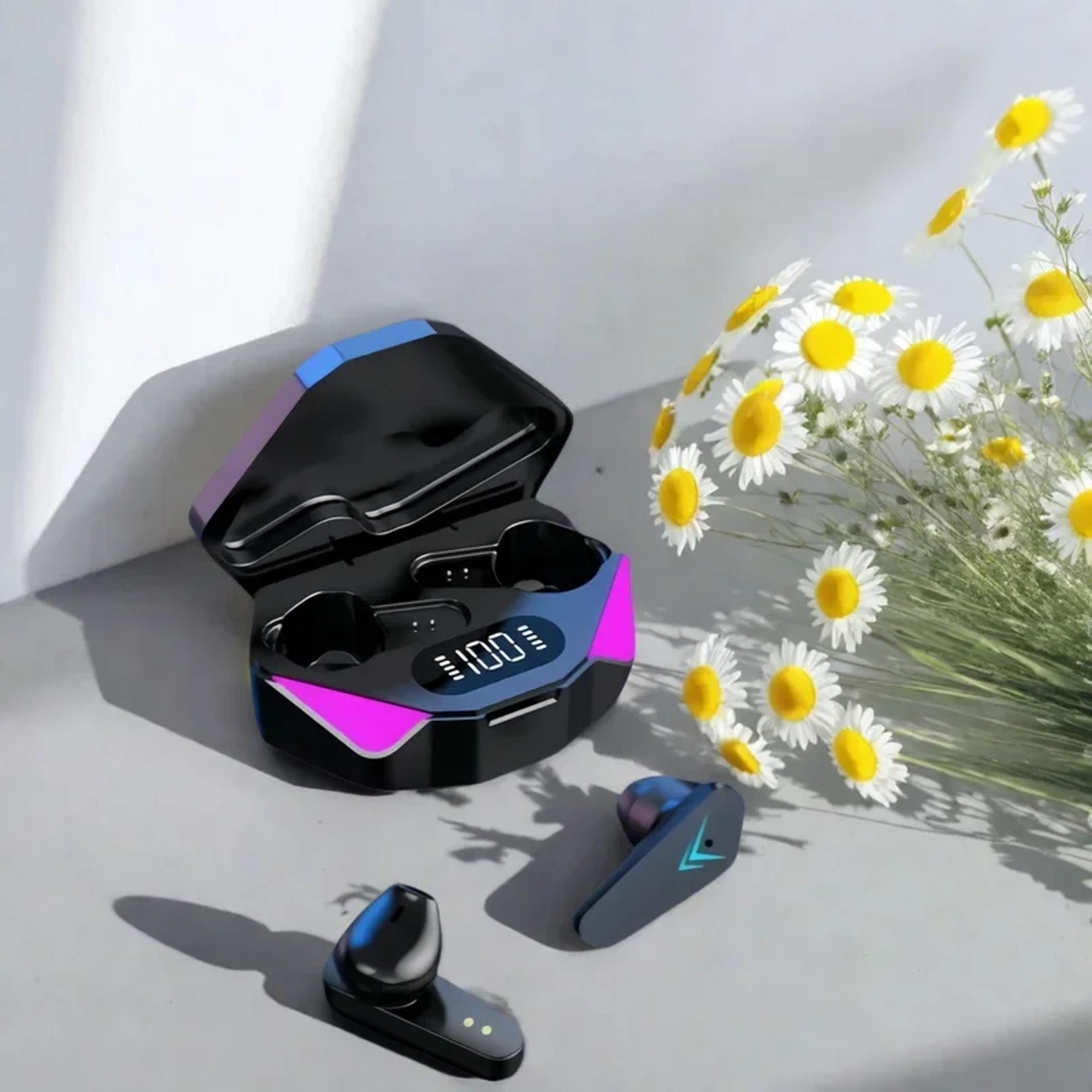 bluetooth wireless gaming earbuds with 65ms low latency and mic