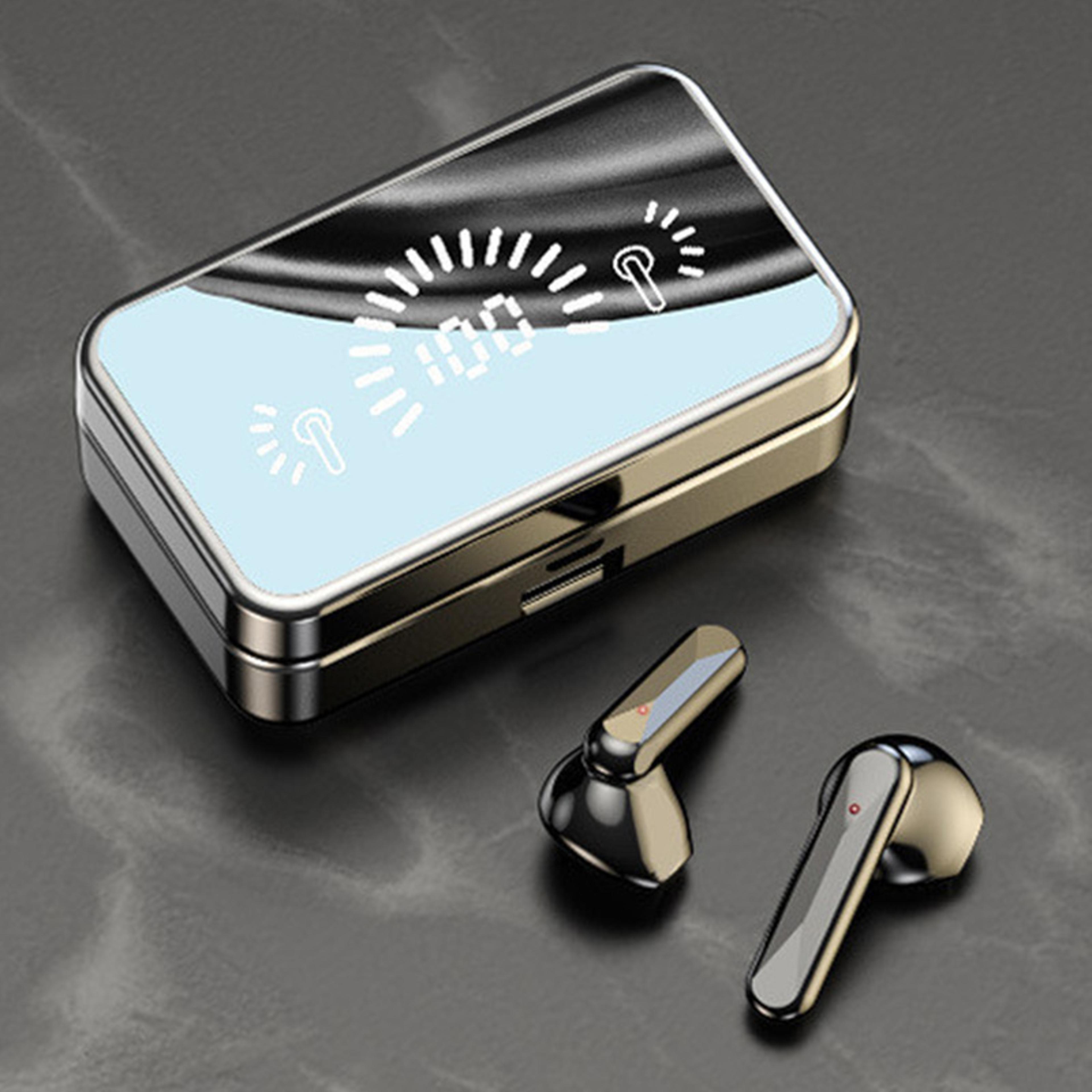 wireless bluetooth hifi stereo earbuds with mic for sports and gaming