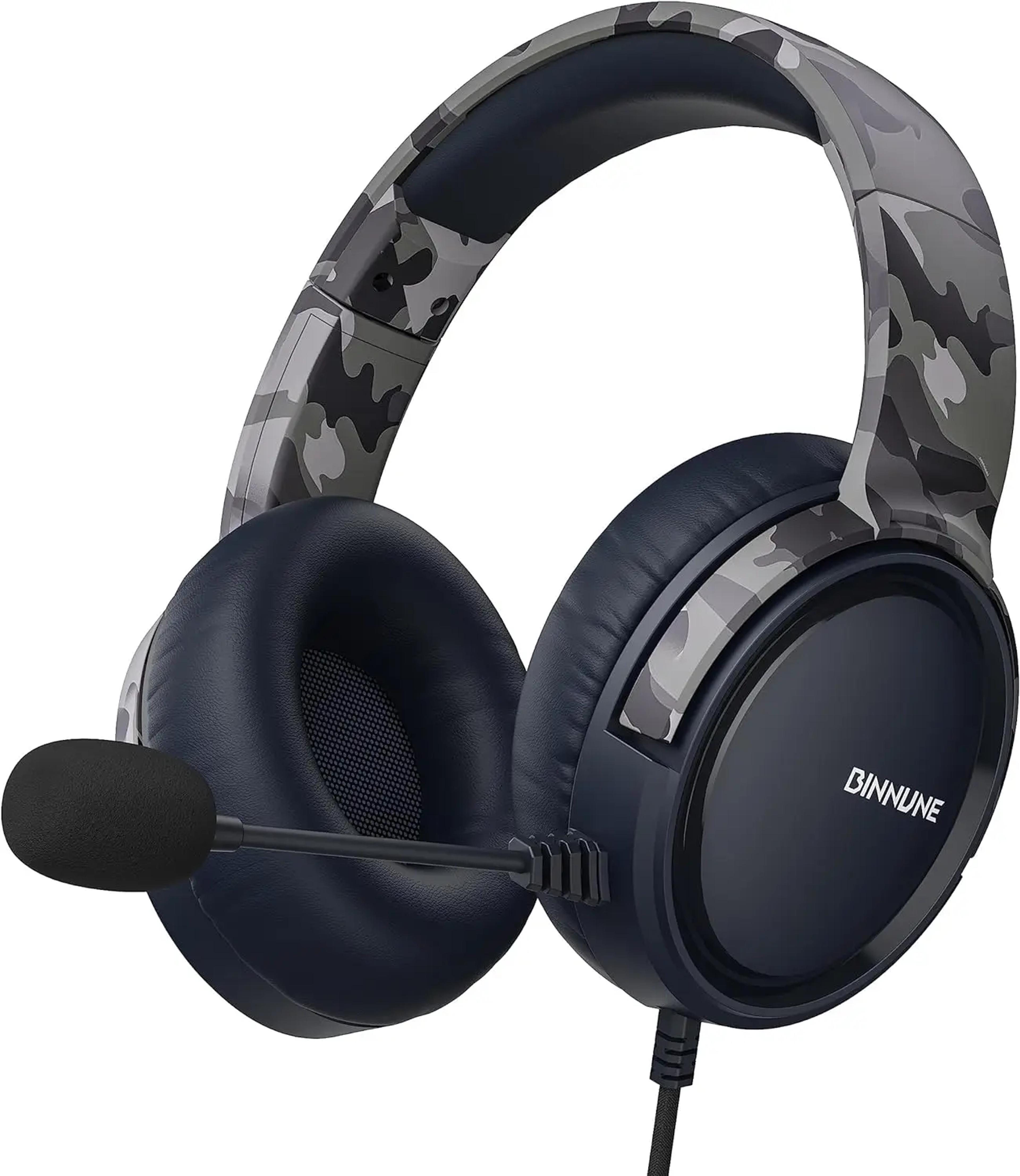 wired gaming headset with mic for pc and switch