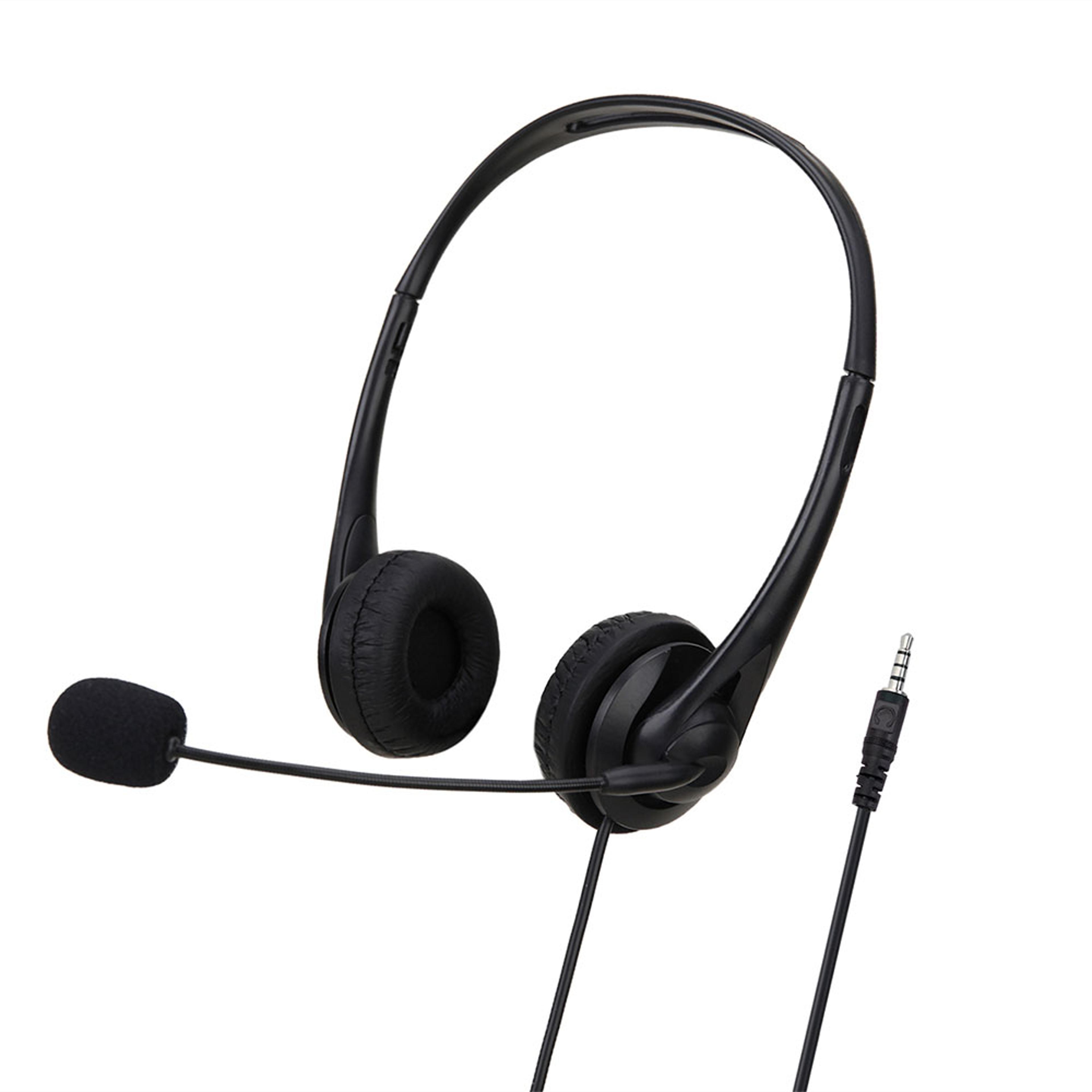 usb computer headset with noise cancelling microphone for video calls and online meetings