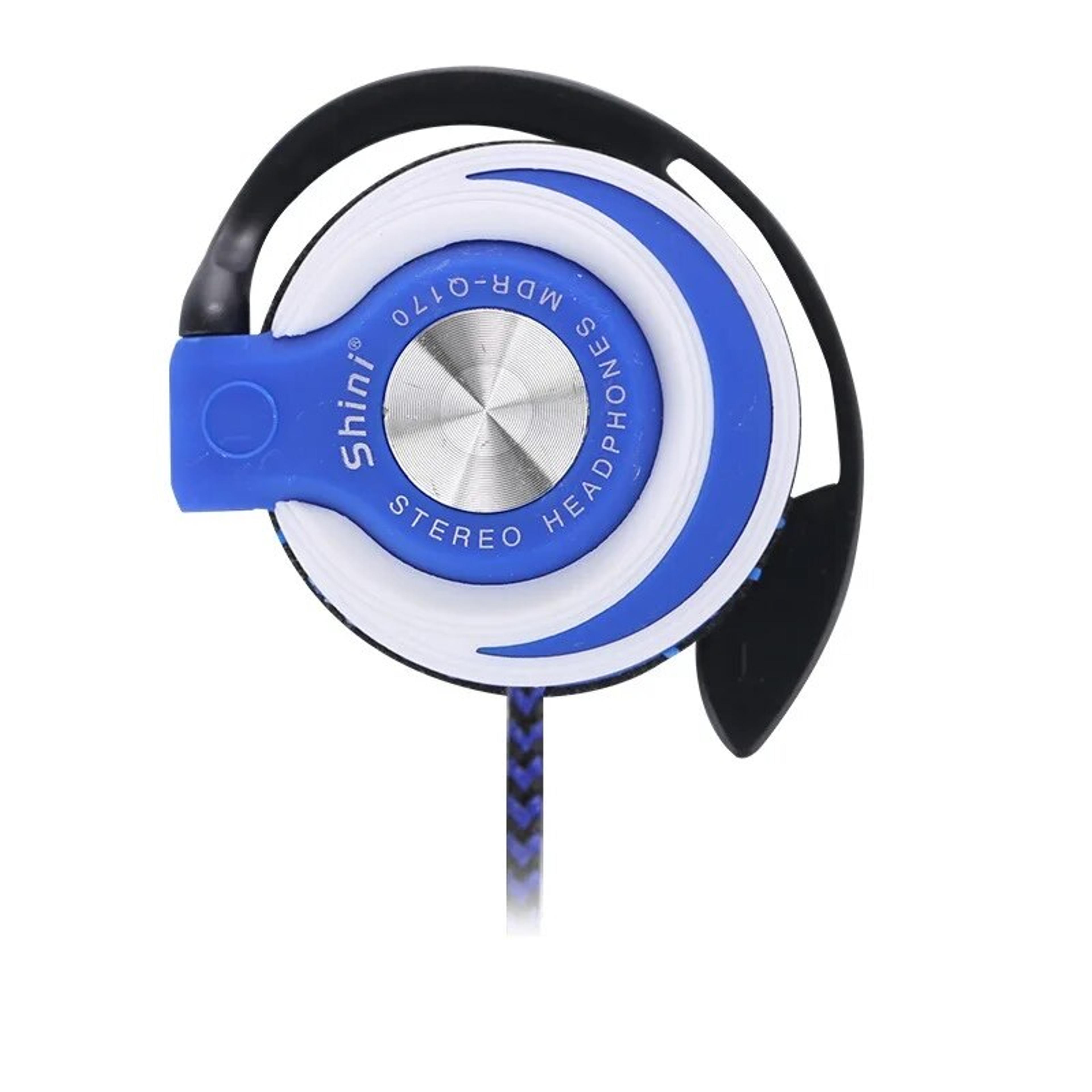 hifi wired ear hook headphones with deep bass and noise isolation