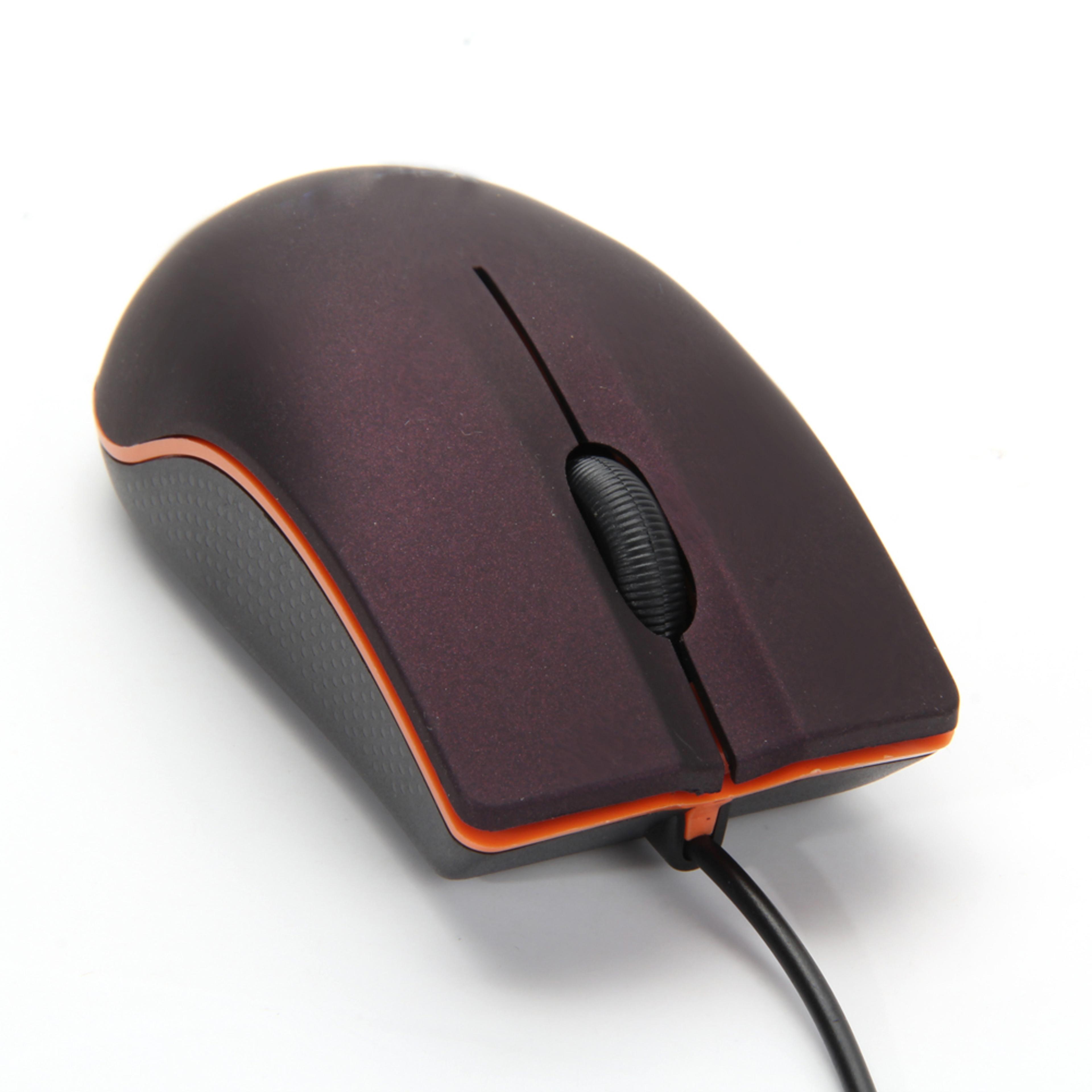 compact usb wired optical mouse for laptop and pc plug and play