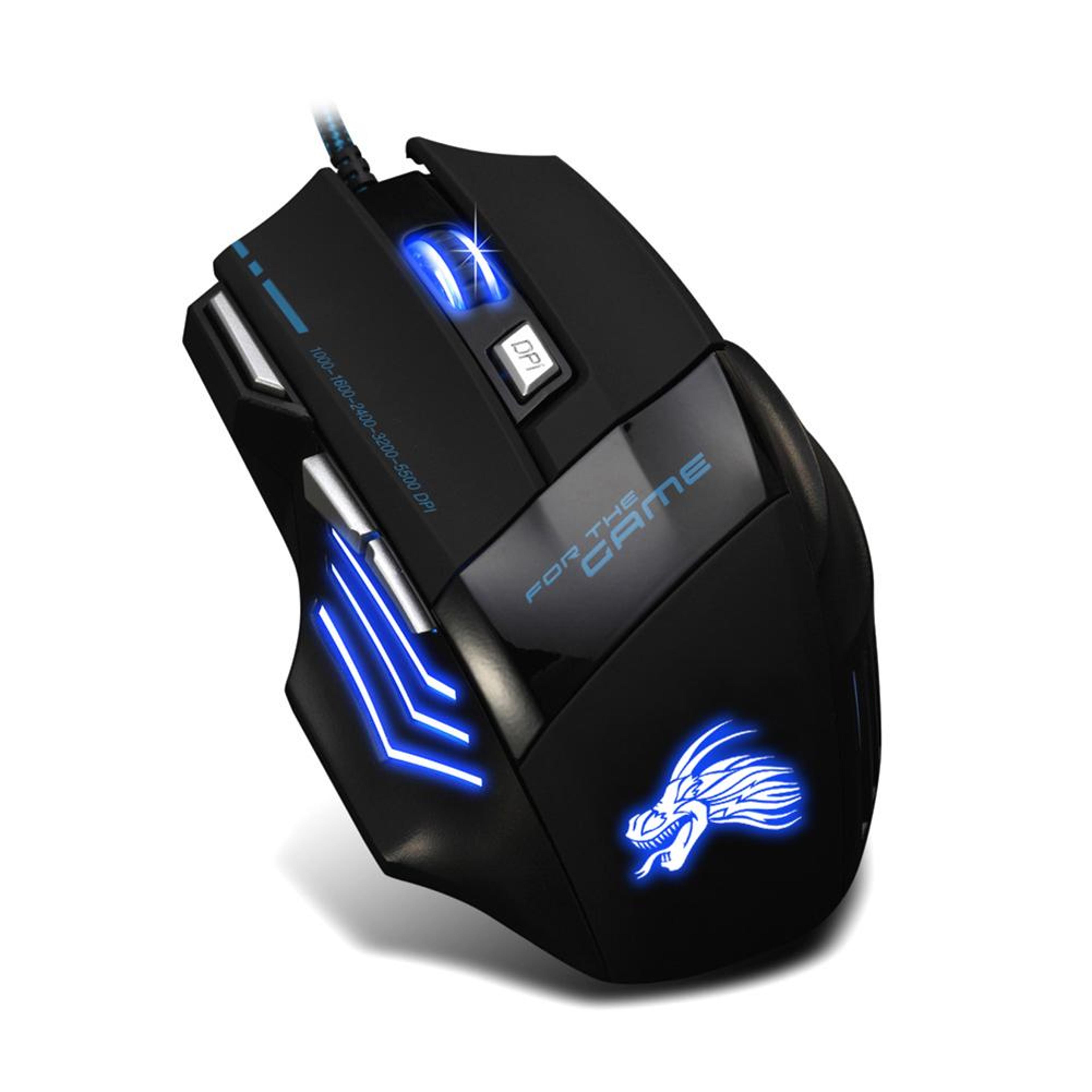 rgb gaming mouse with dpi ergonomic wired gaming mouse for pc & laptop