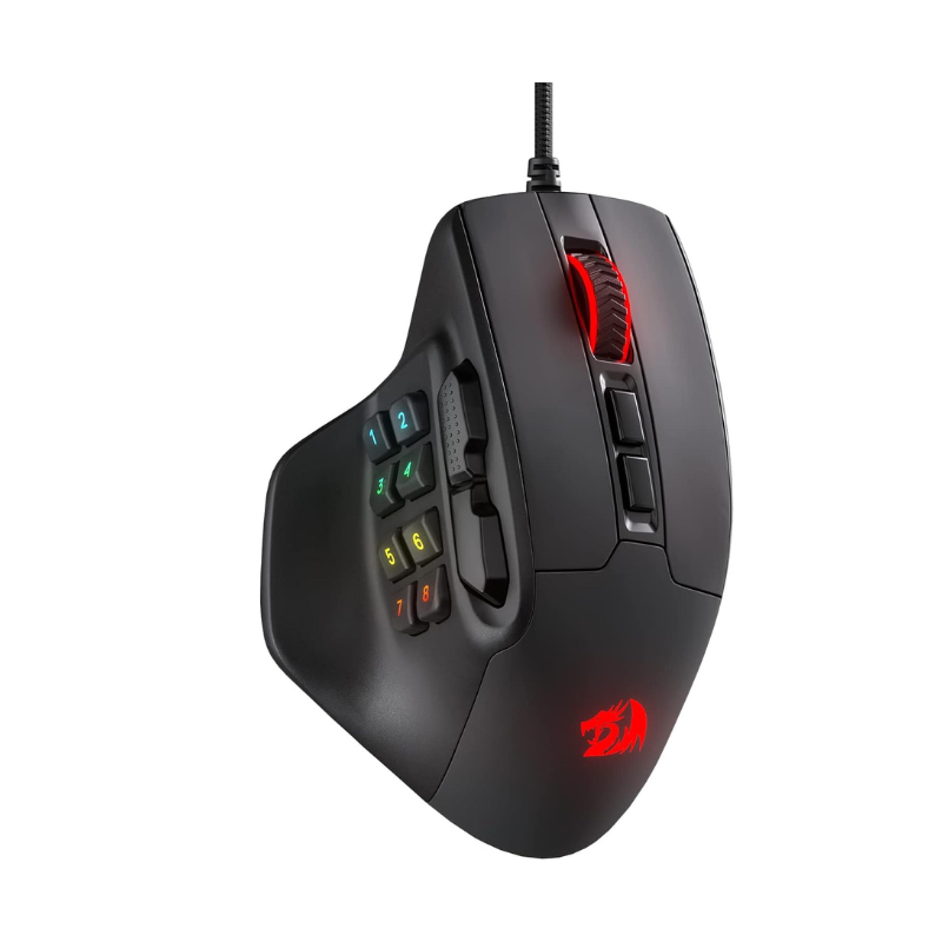 wired gaming mouse with rgb lighting and ergonomic grip for pc gamers