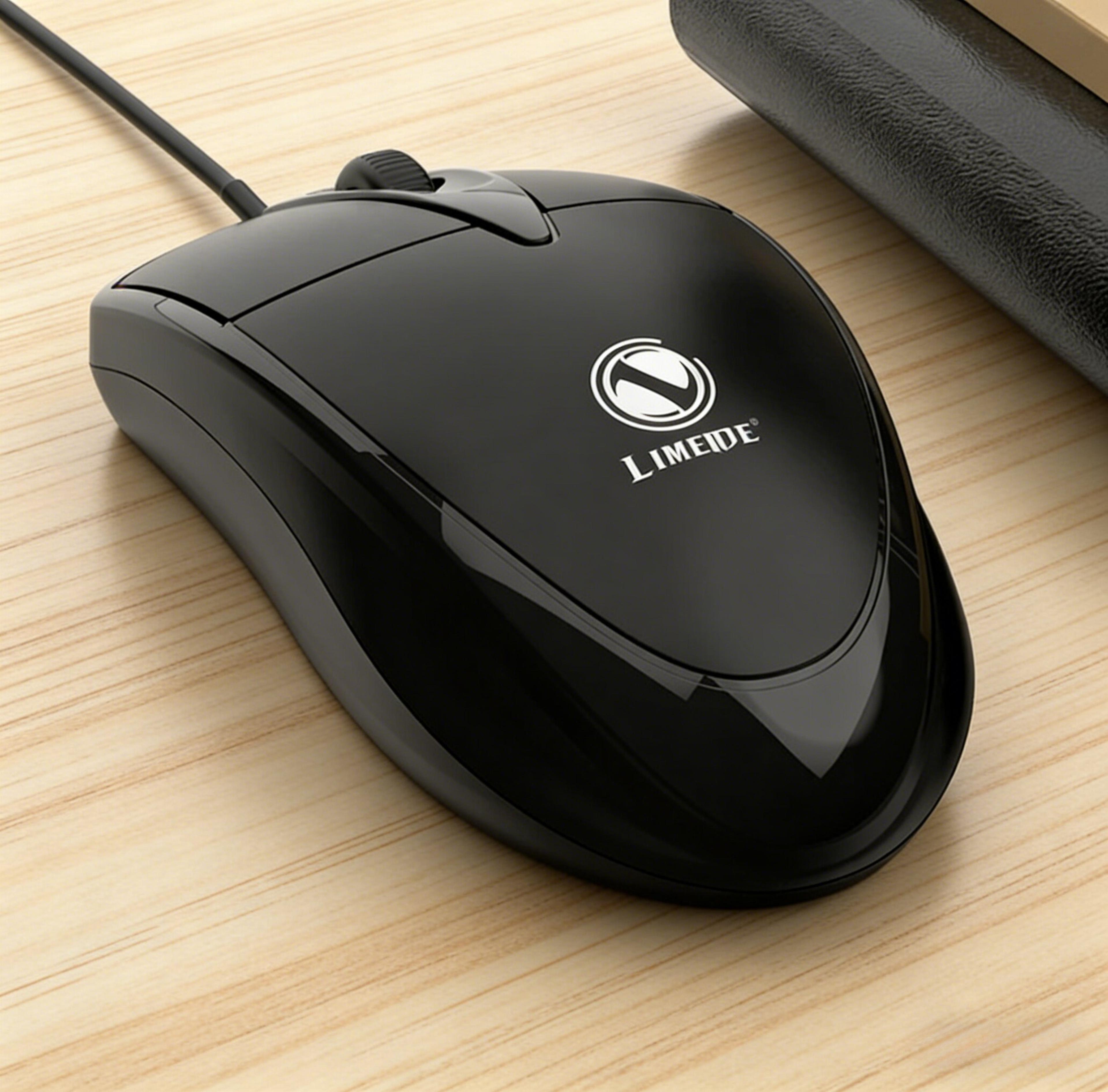 precision usb optical wired mouse for office gaming laptop and desktop