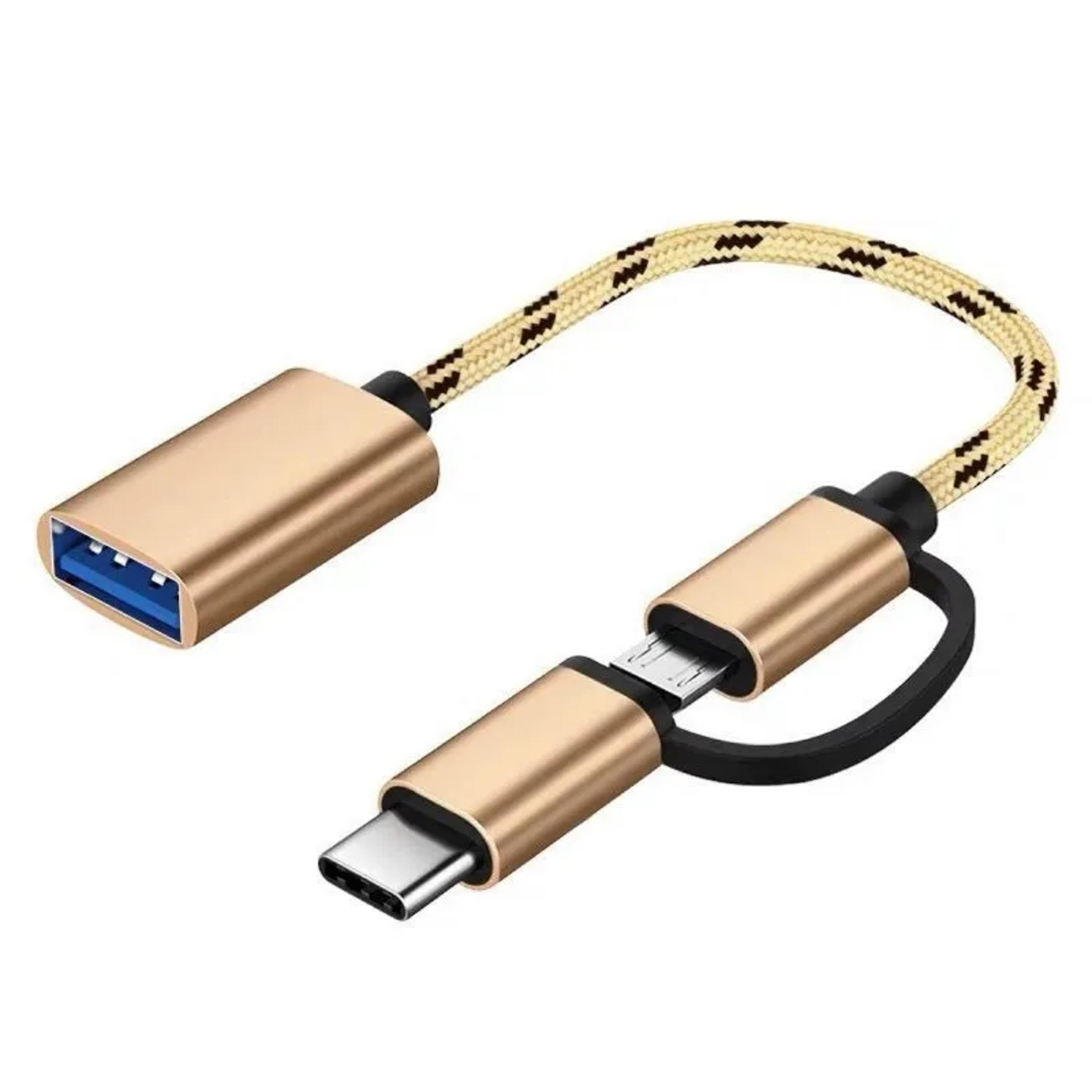 usb c otg adapter cable for android macbook & usb devices