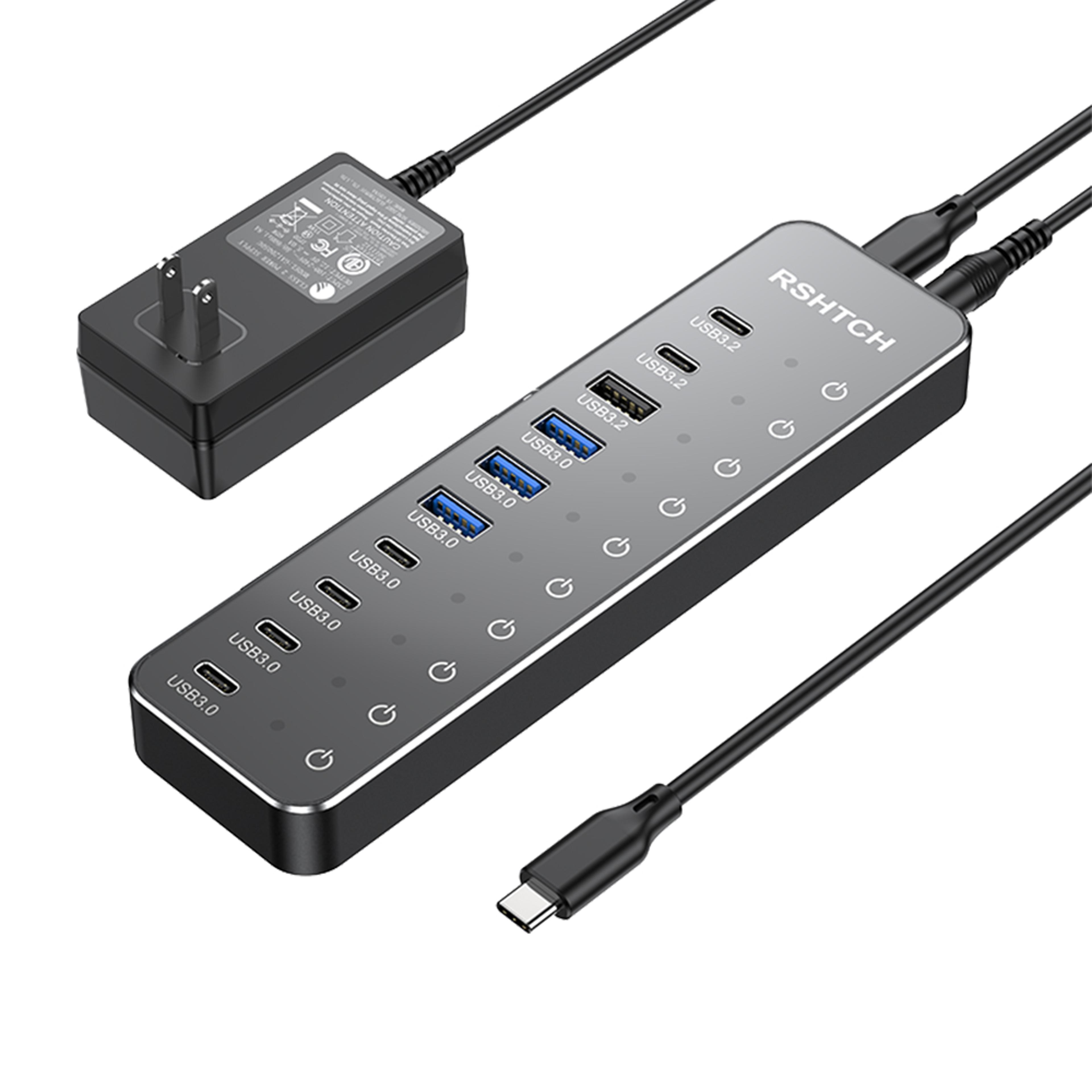 usb hub multiport docking station usb c splitter macbook usb hub