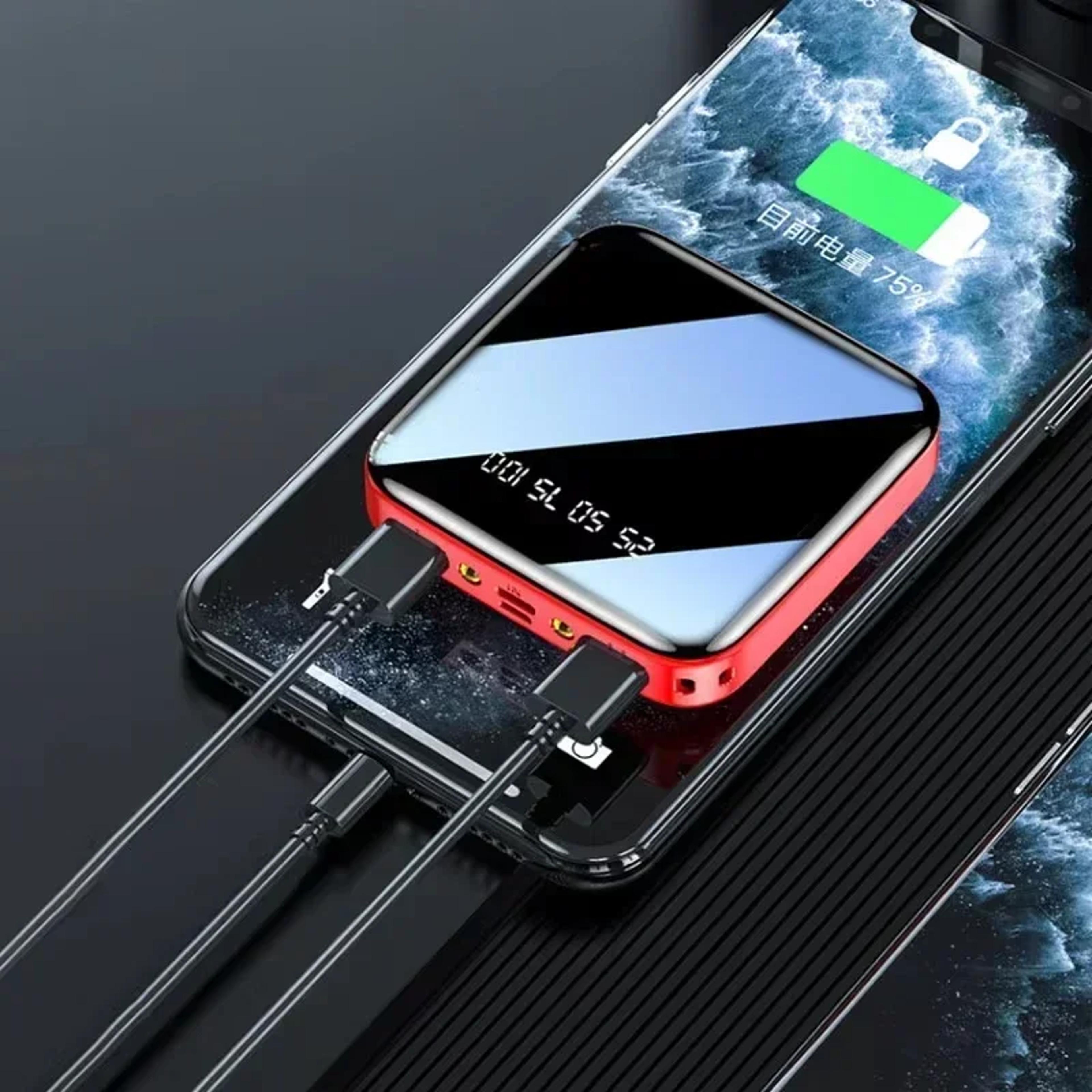mini power bank portable charger for iphone android & usb devices