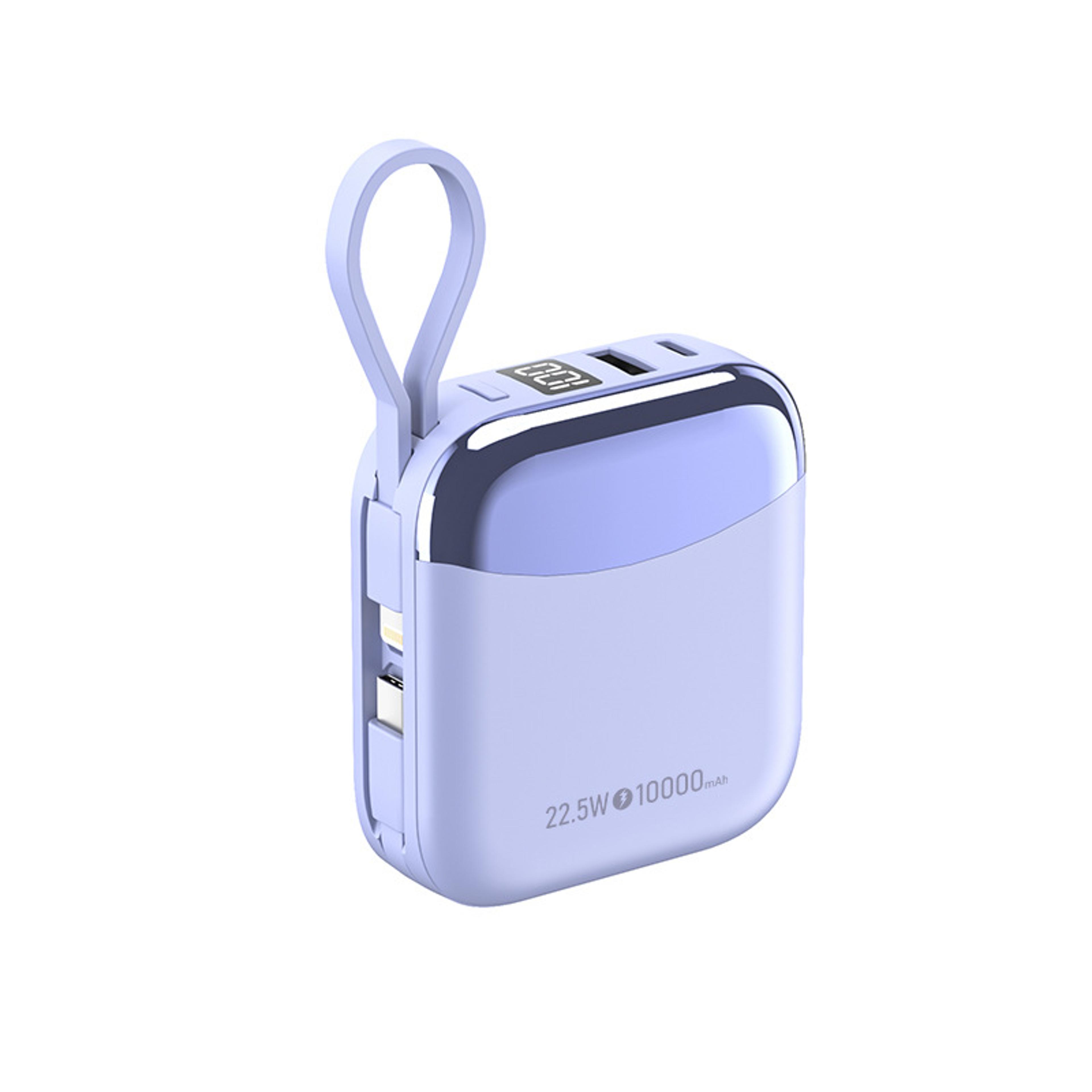 power bank 22.5w fast charging portable phone charger for iphone & android