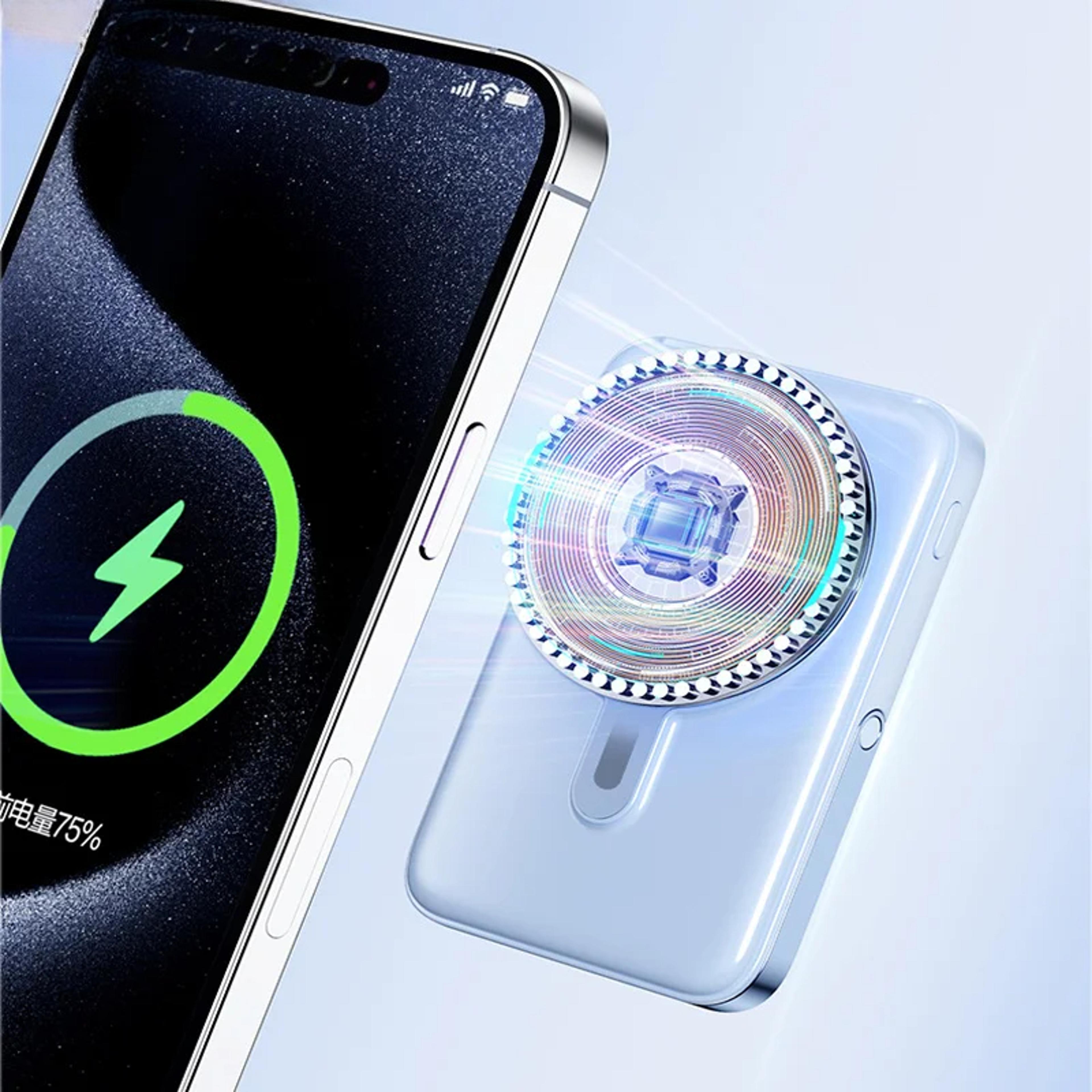 power bank with apple watch charger pd20w fast charging & foldable stand