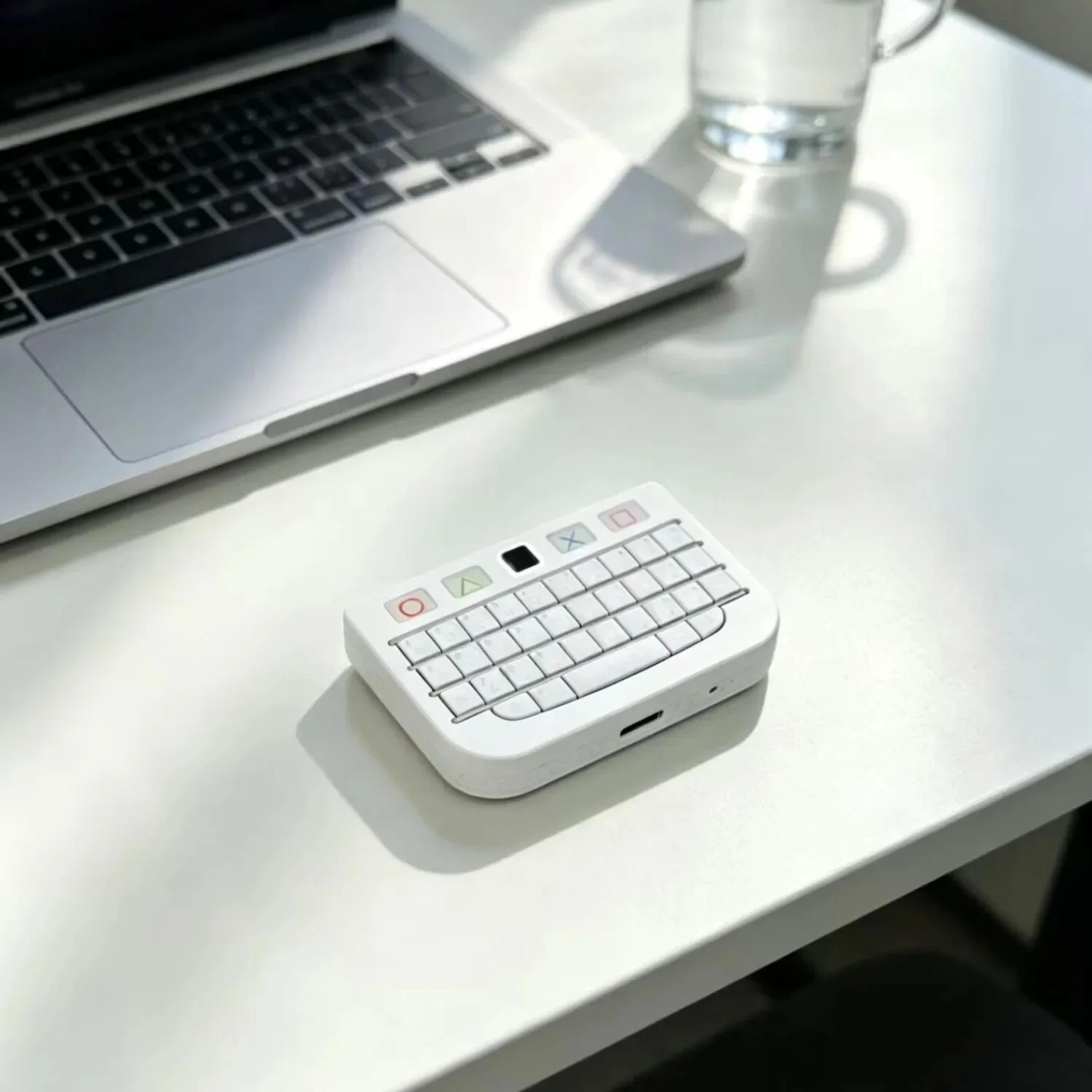 mini bluetooth keyboard with usb dual mode qwerty wireless keypad for phone tablet pc & laptop