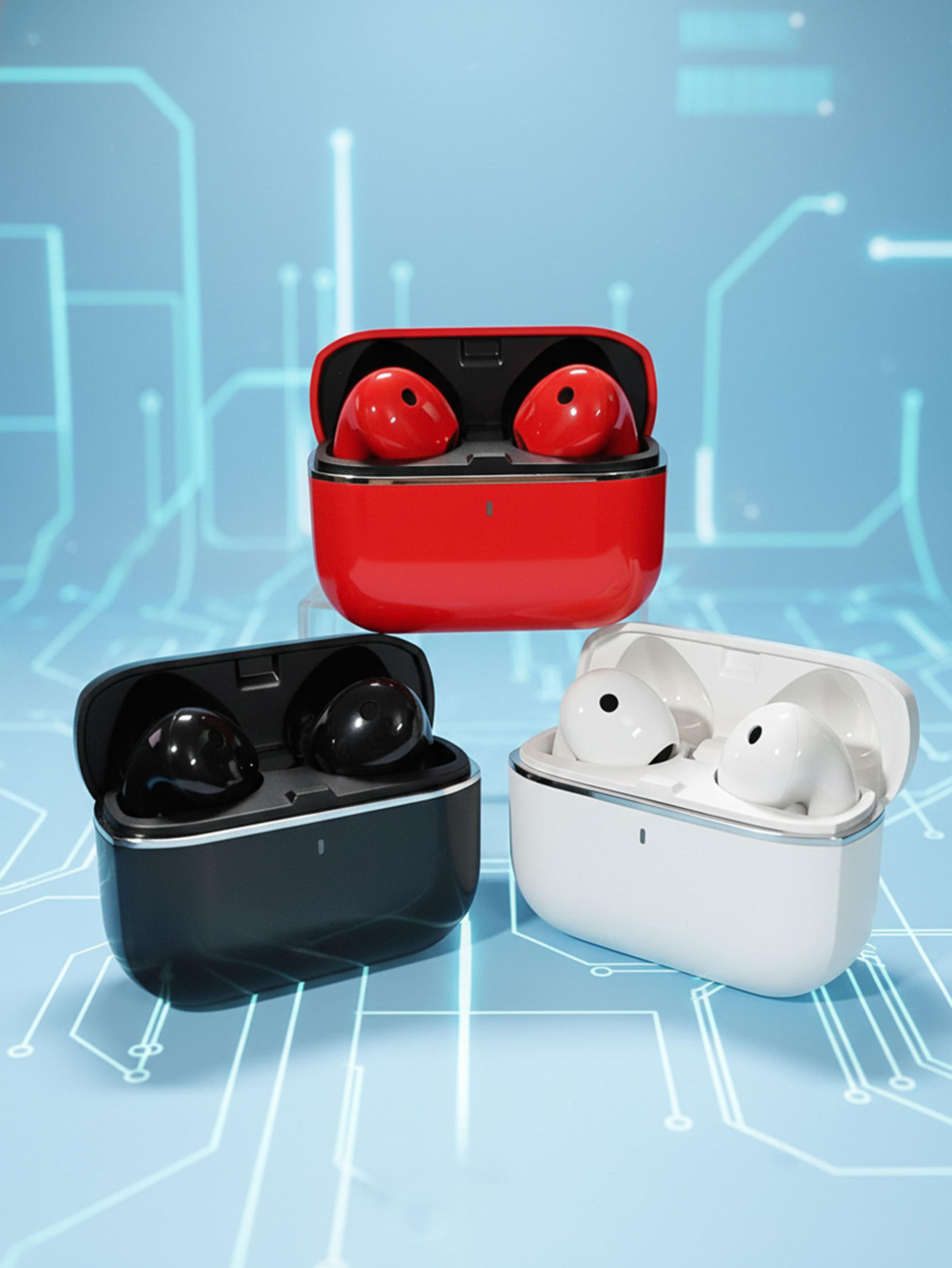 bluetooth wireless earbuds with heavy bass and long battery life