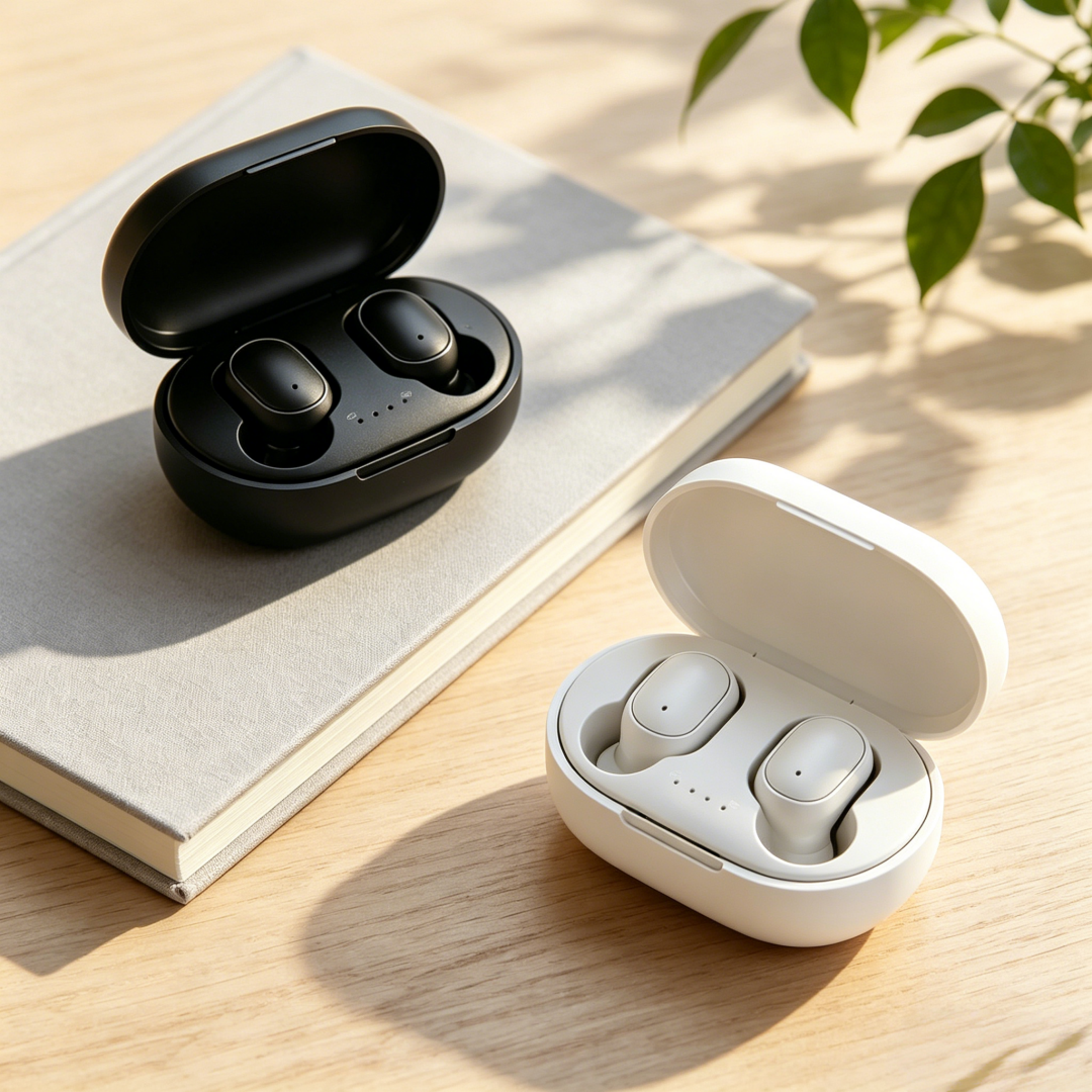 tws bluetooth earbuds with noise cancelling mic for android & iphone