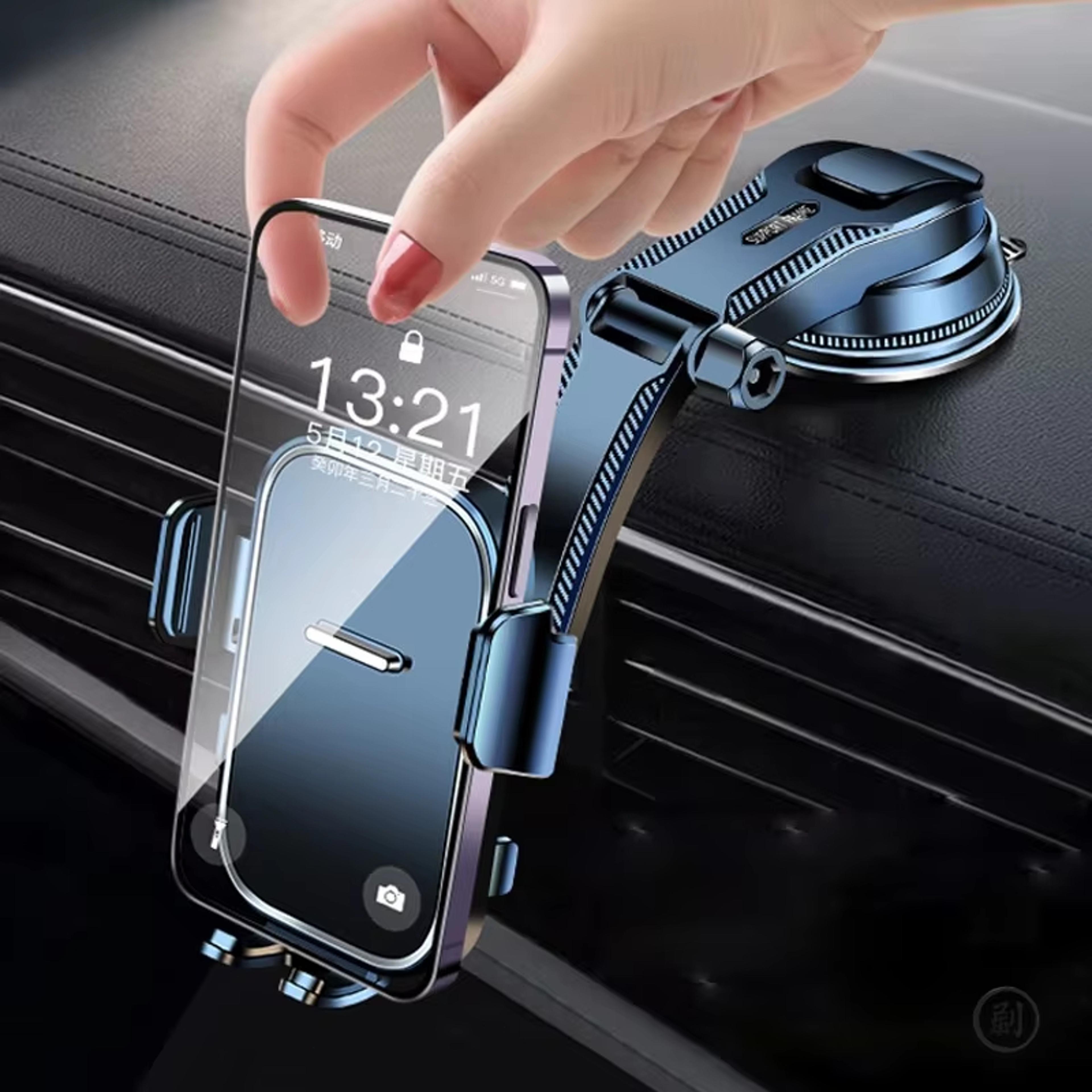 universal car phone holder dashboard & windshield mount for gps navigation