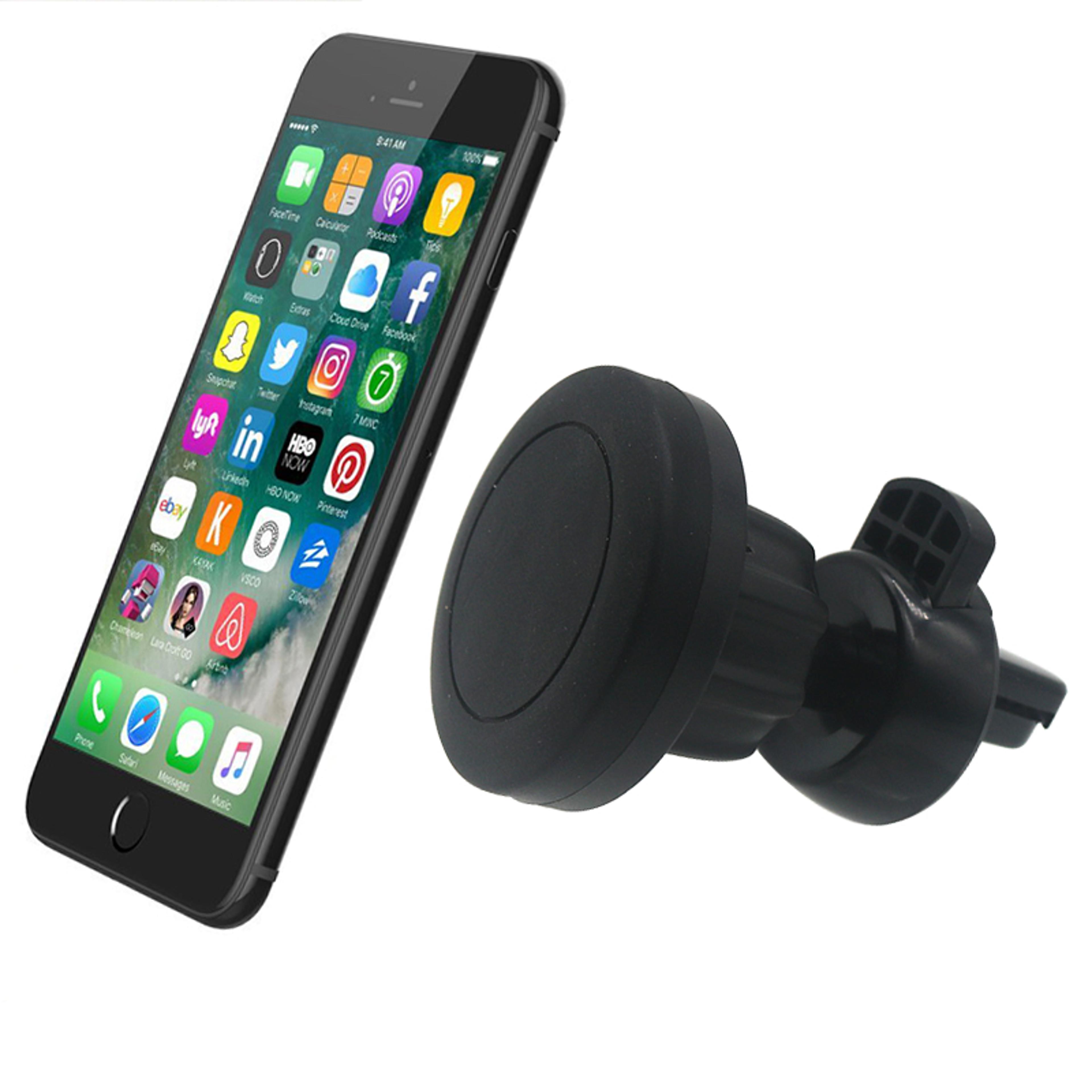 universal magnetic car phone holder air vent mount for iphone samsung & gps navigation