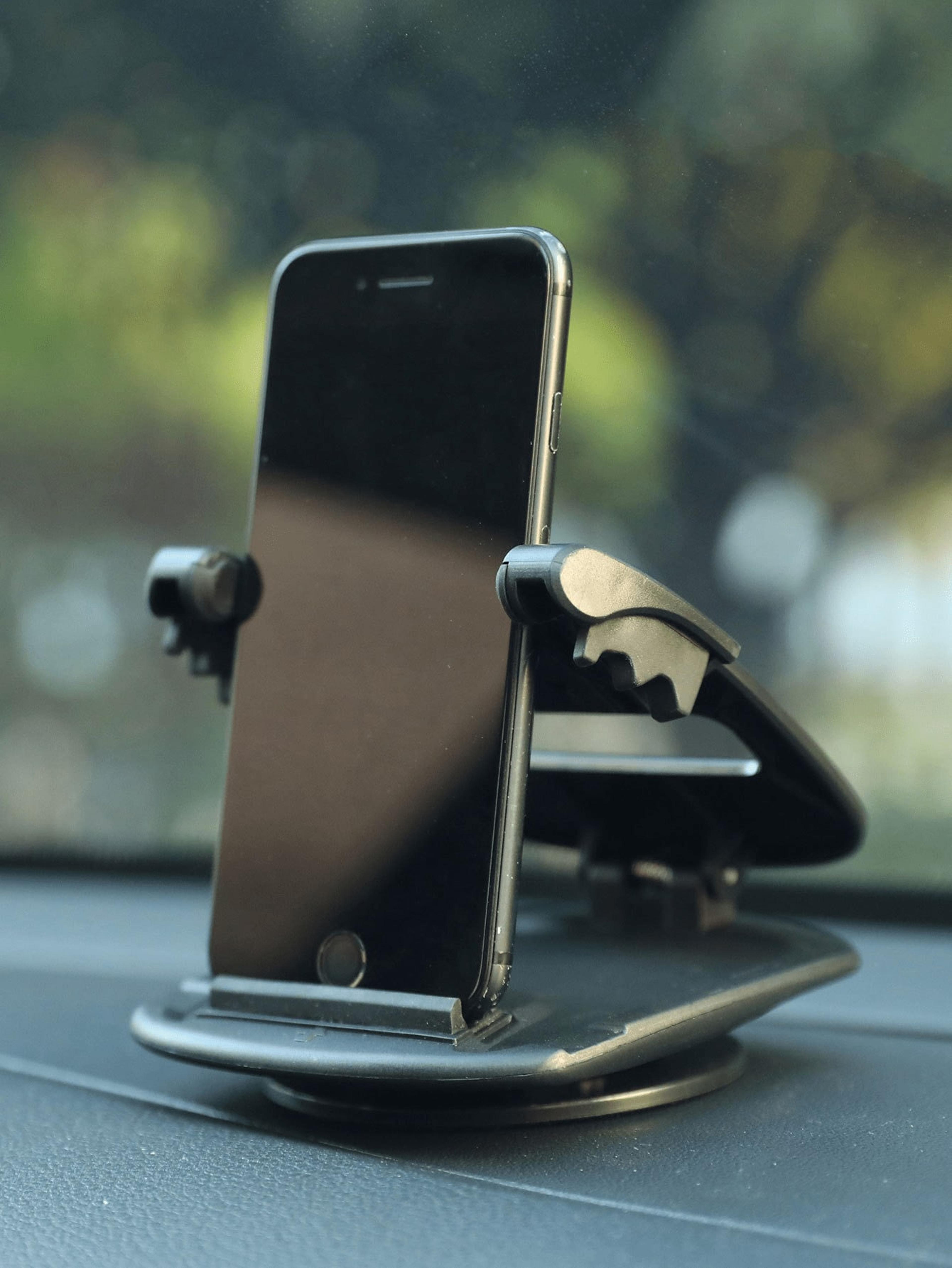 rotatable foldable car phone mount adjustable dashboard phone holder for gps navigation