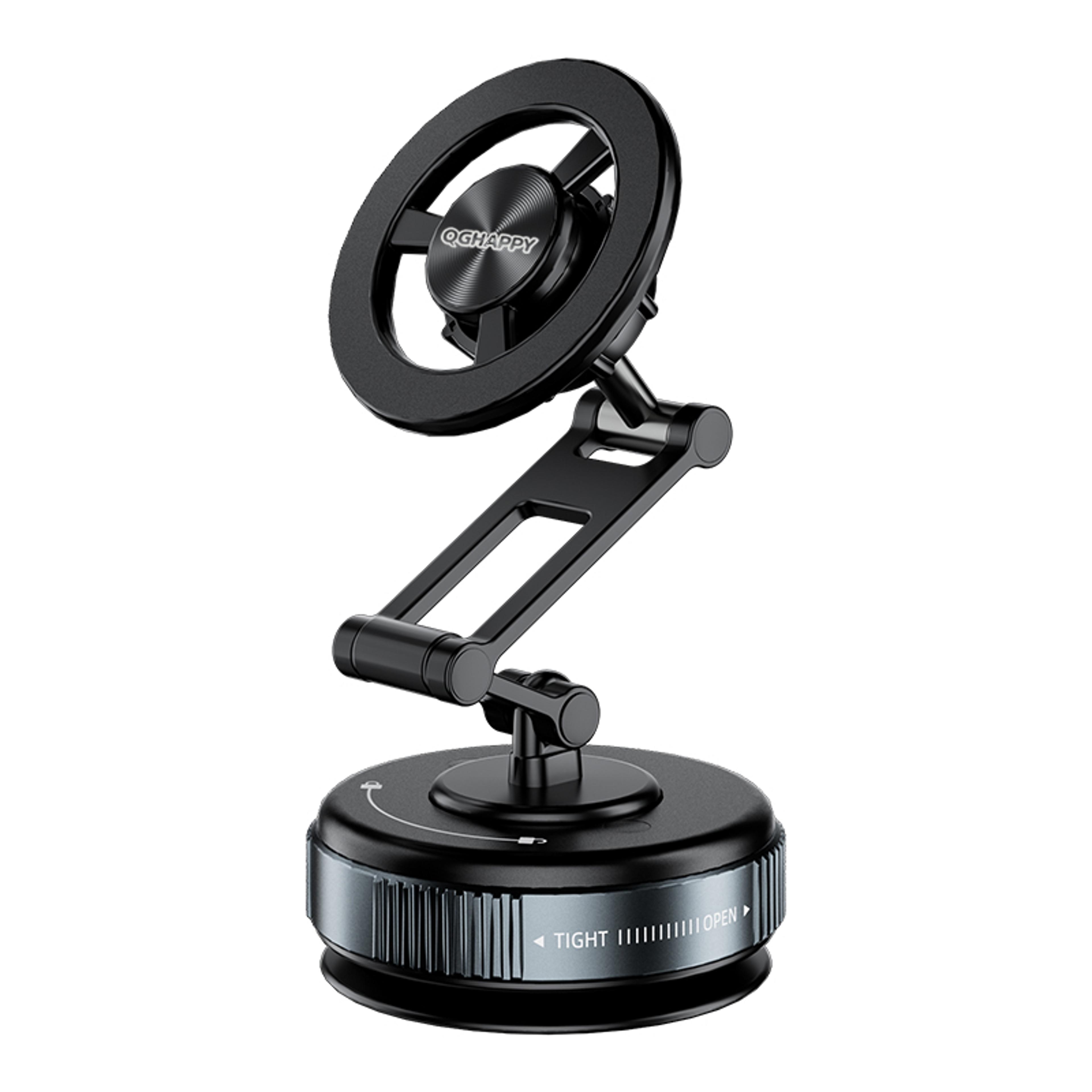 magnetic phone holder foldable car phone mount for magsafe & universal smartphones