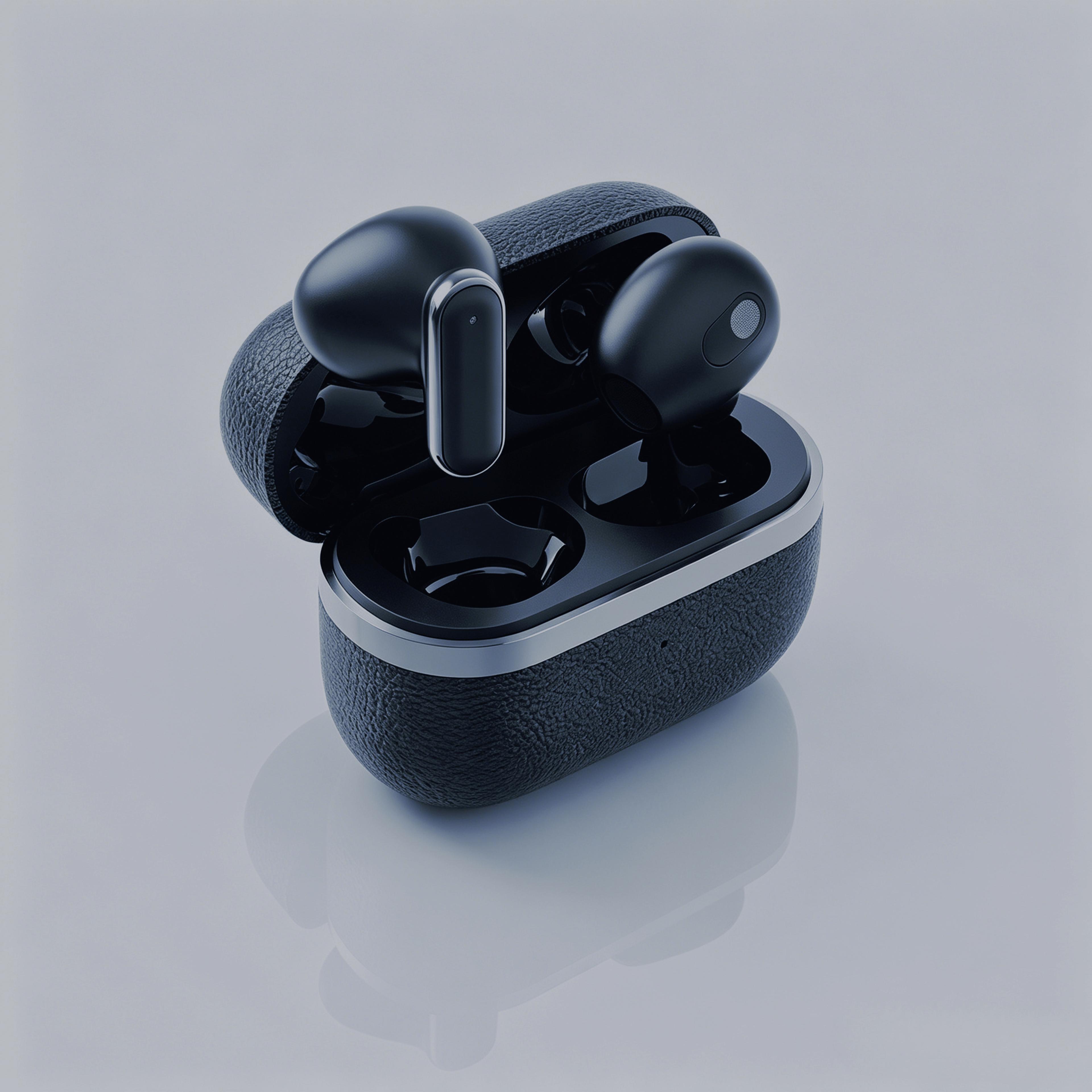 fitcomfort bluetooth earbuds noise cancelling wireless headphones with mic & long battery life