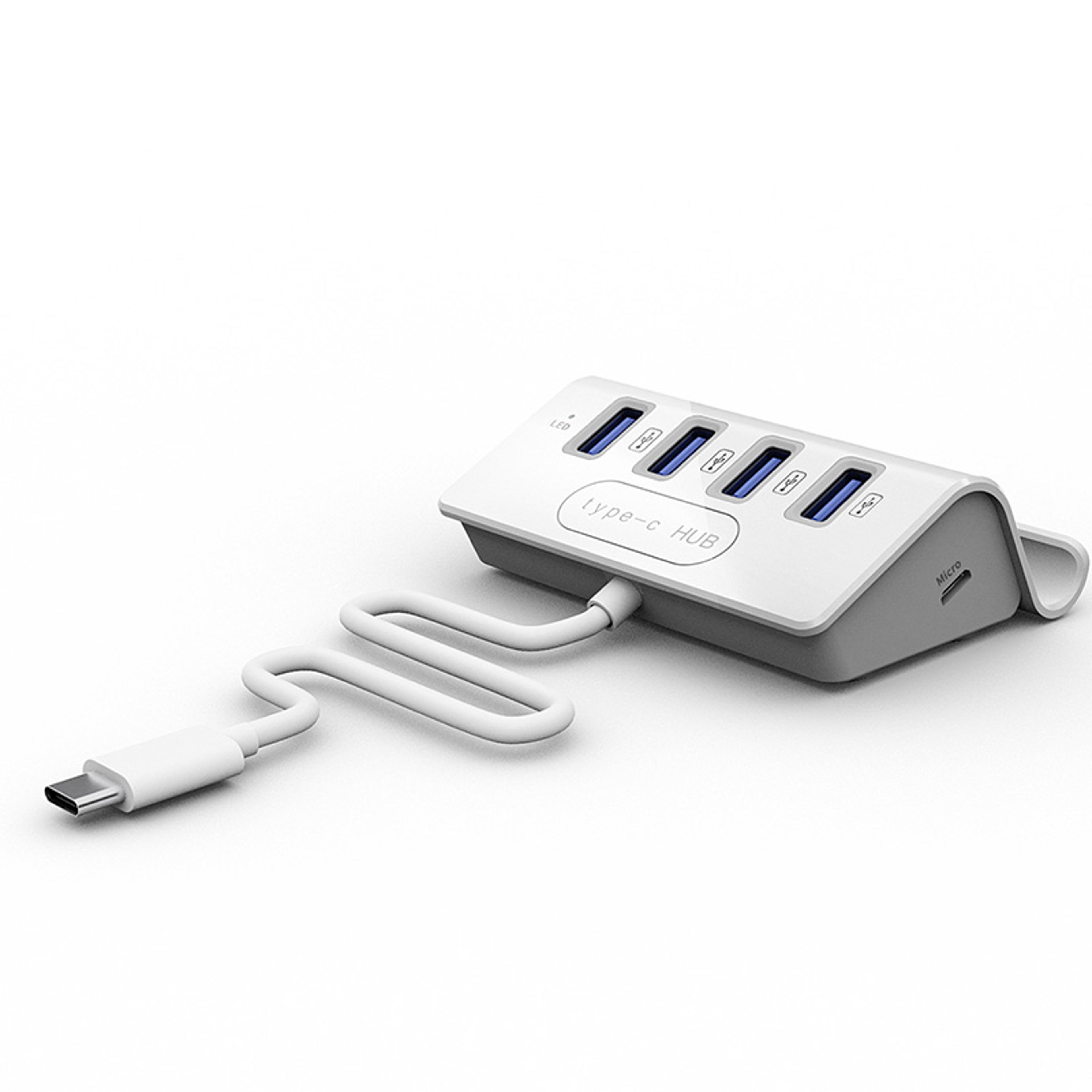 usb c hub with phone stand otg adapter and usb splitter dock