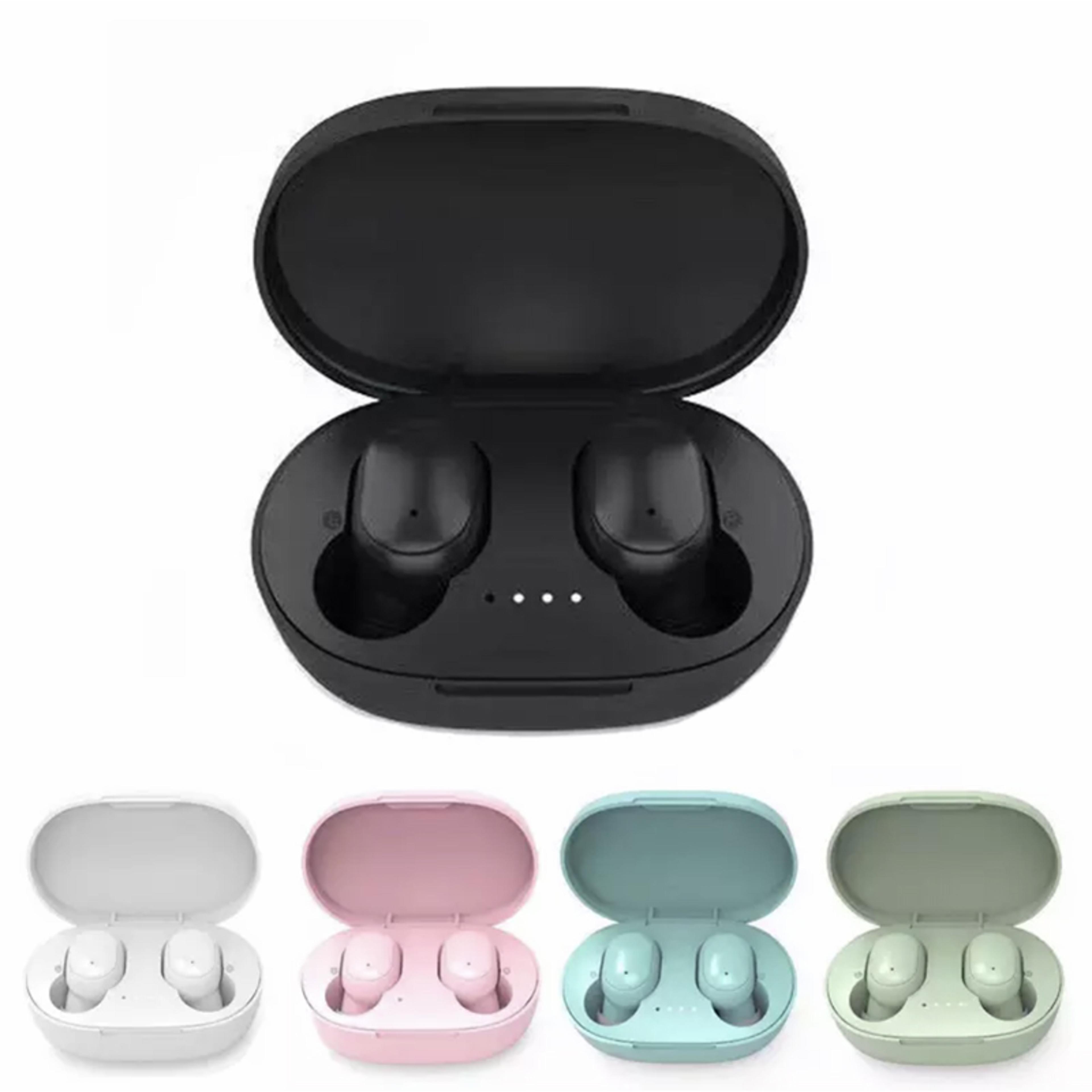 tws bluetooth wireless earbuds with charging case and built in microphone