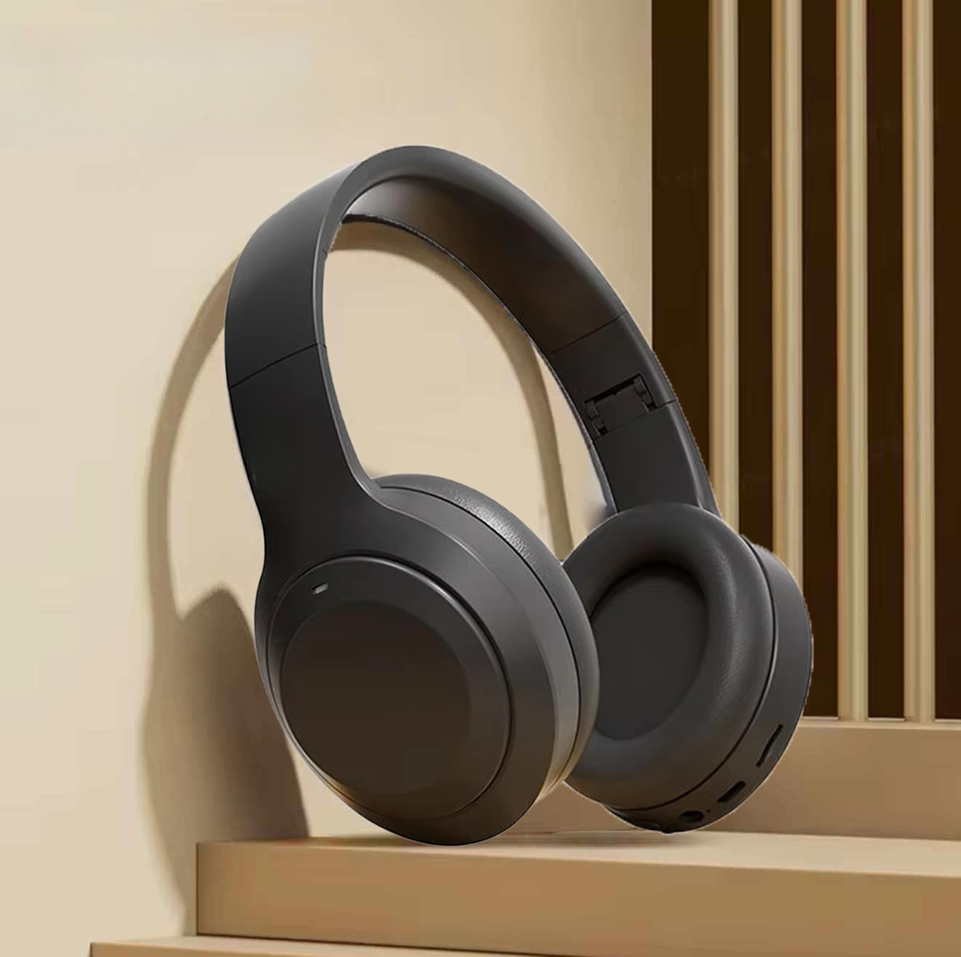 bluetooth wireless gaming headphones foldable over ear noise reduction headset