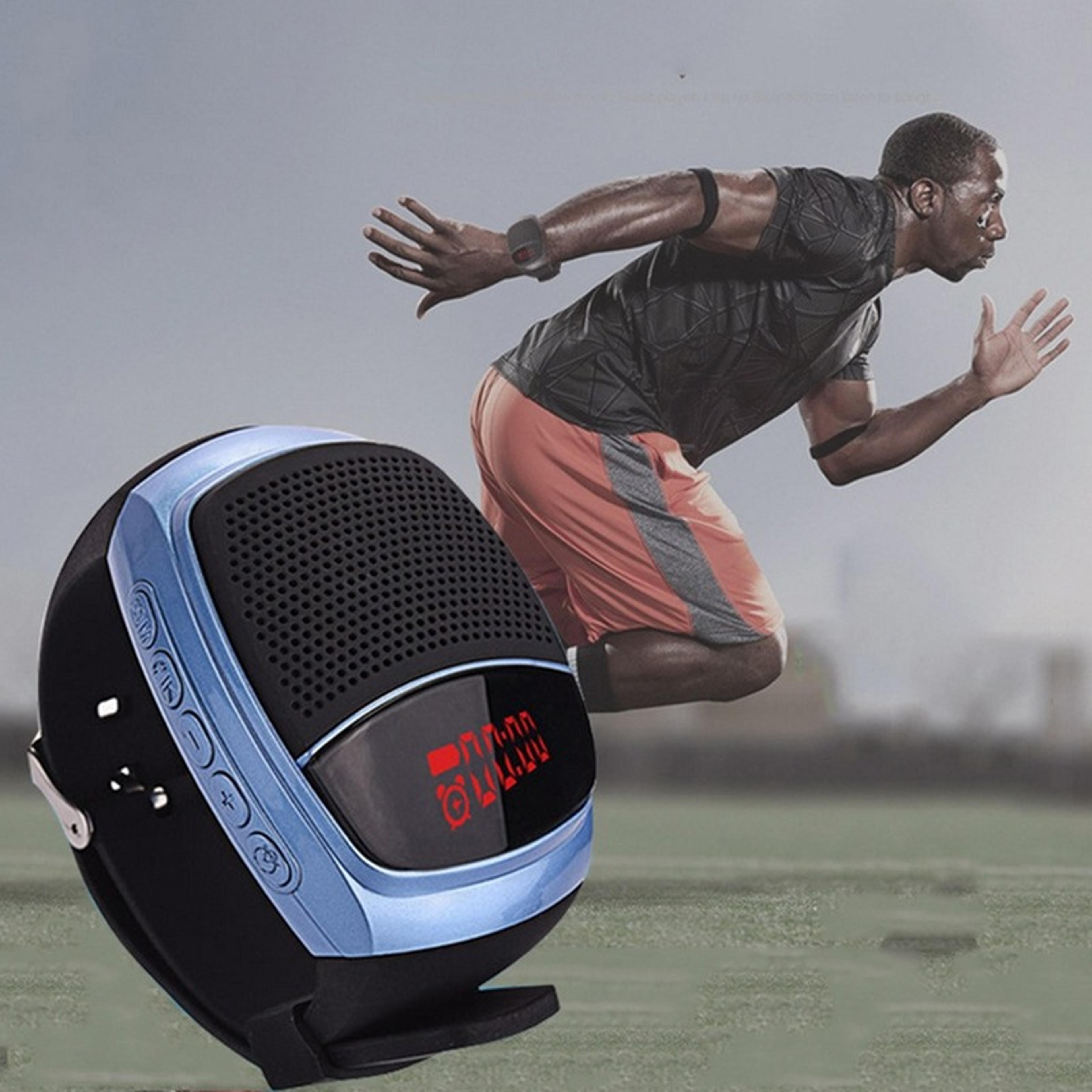 bluetooth speaker watch with fm radio hands free calling & remote selfie