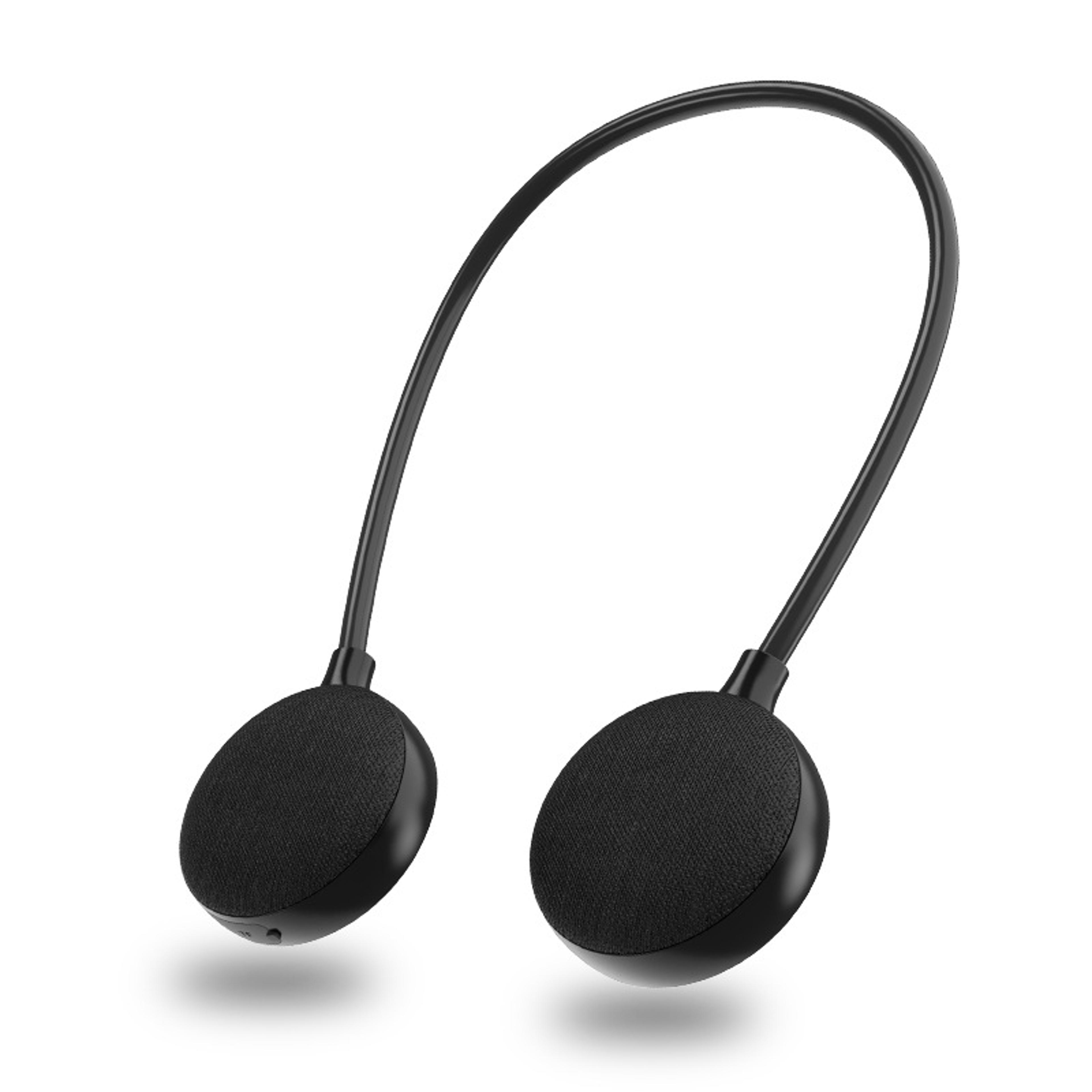 wearable bluetooth neckband speaker with tf card & hands free calling