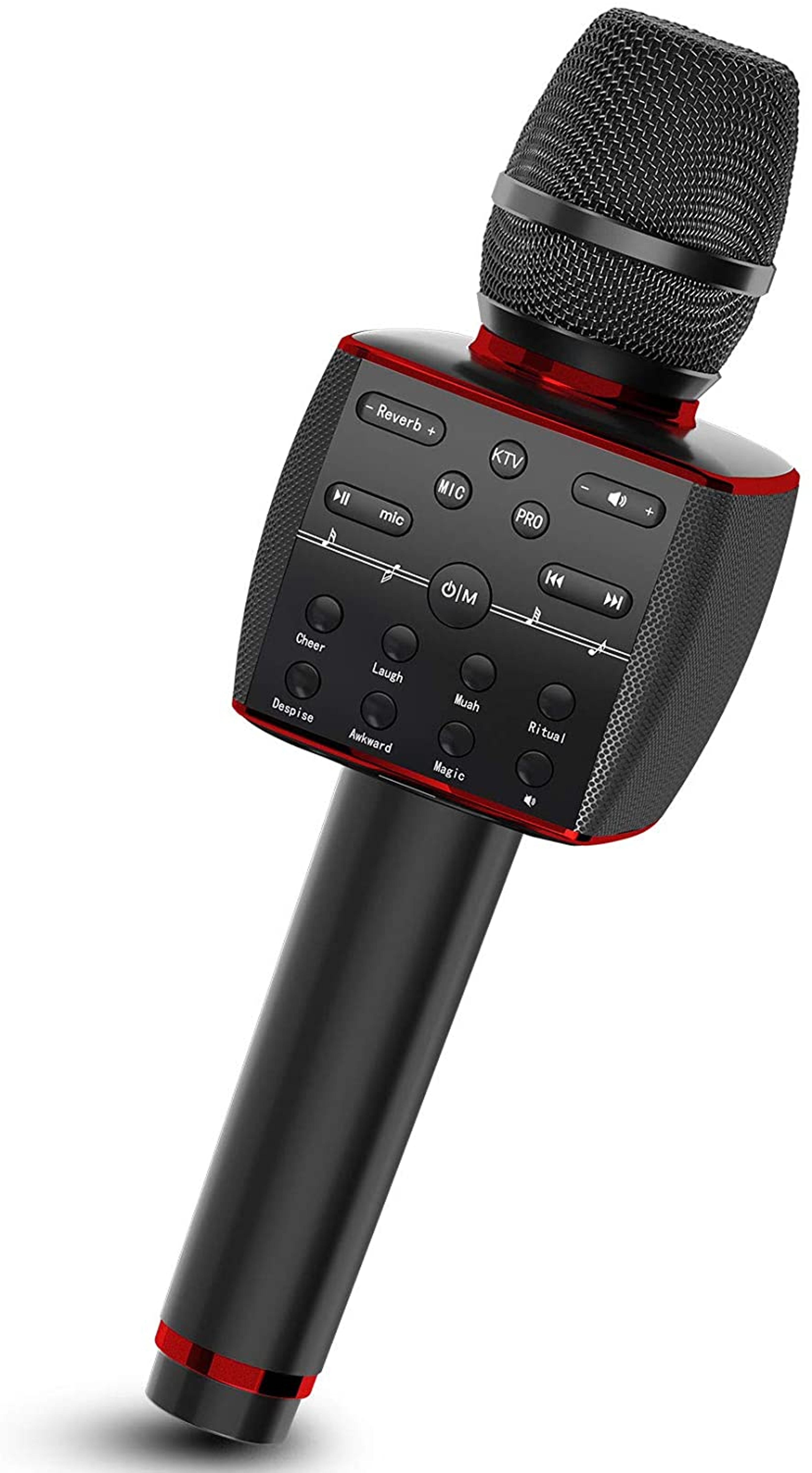 bluetooth karaoke microphone wireless portable singing machine with speaker for home parties & ktv