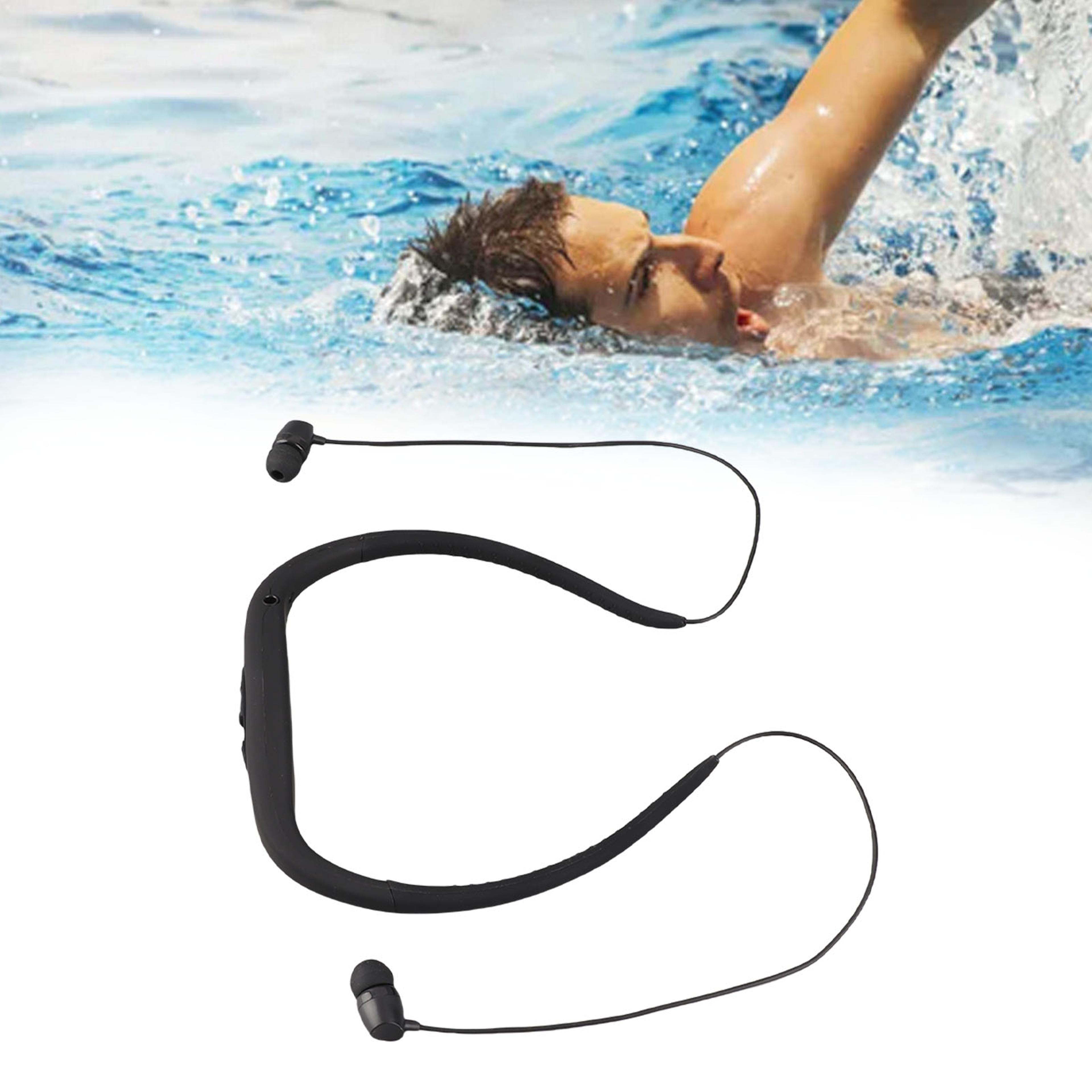waterproof swimming headphones music player with fm radio for watersports