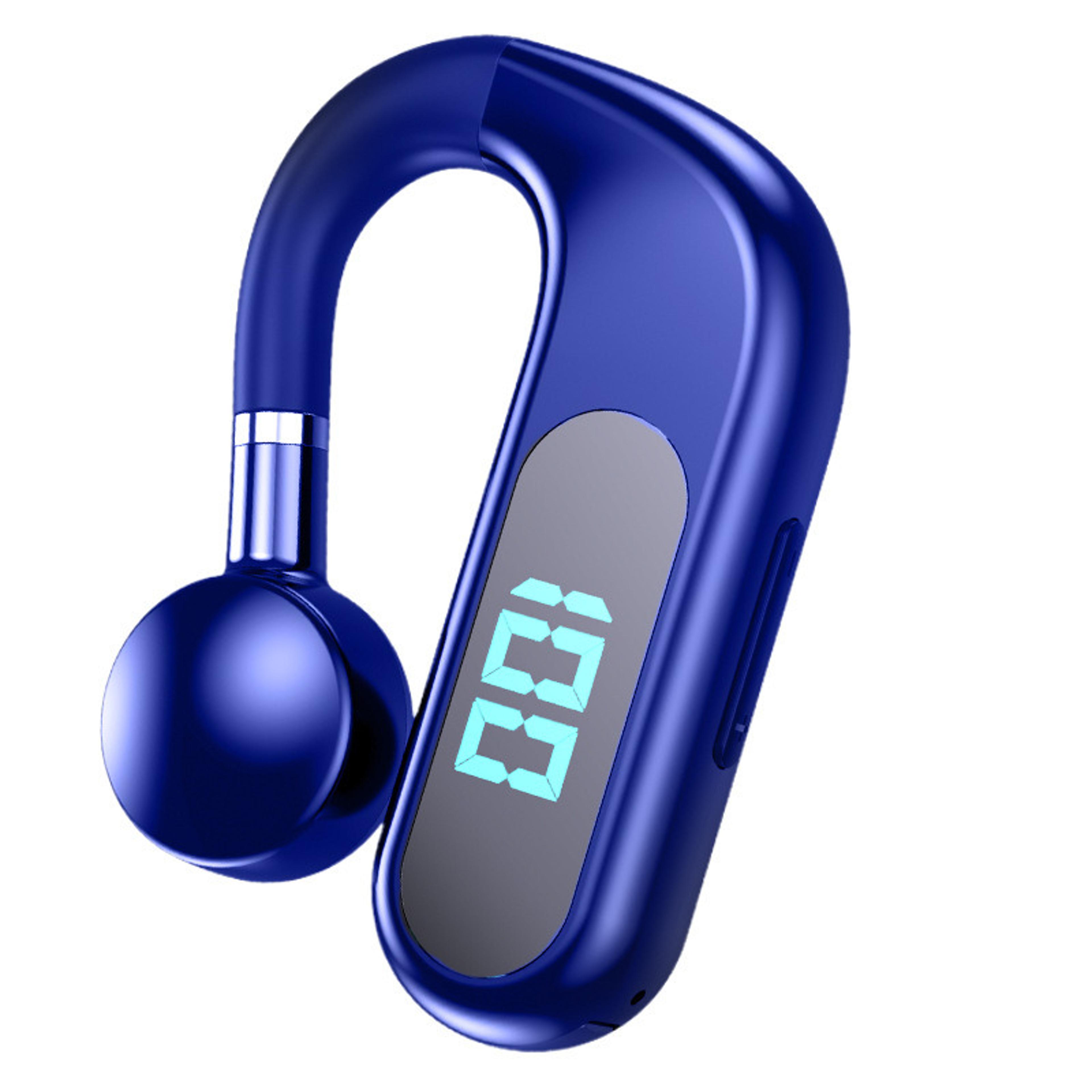 long battery single bluetooth earbud with digital display & noise reduction
