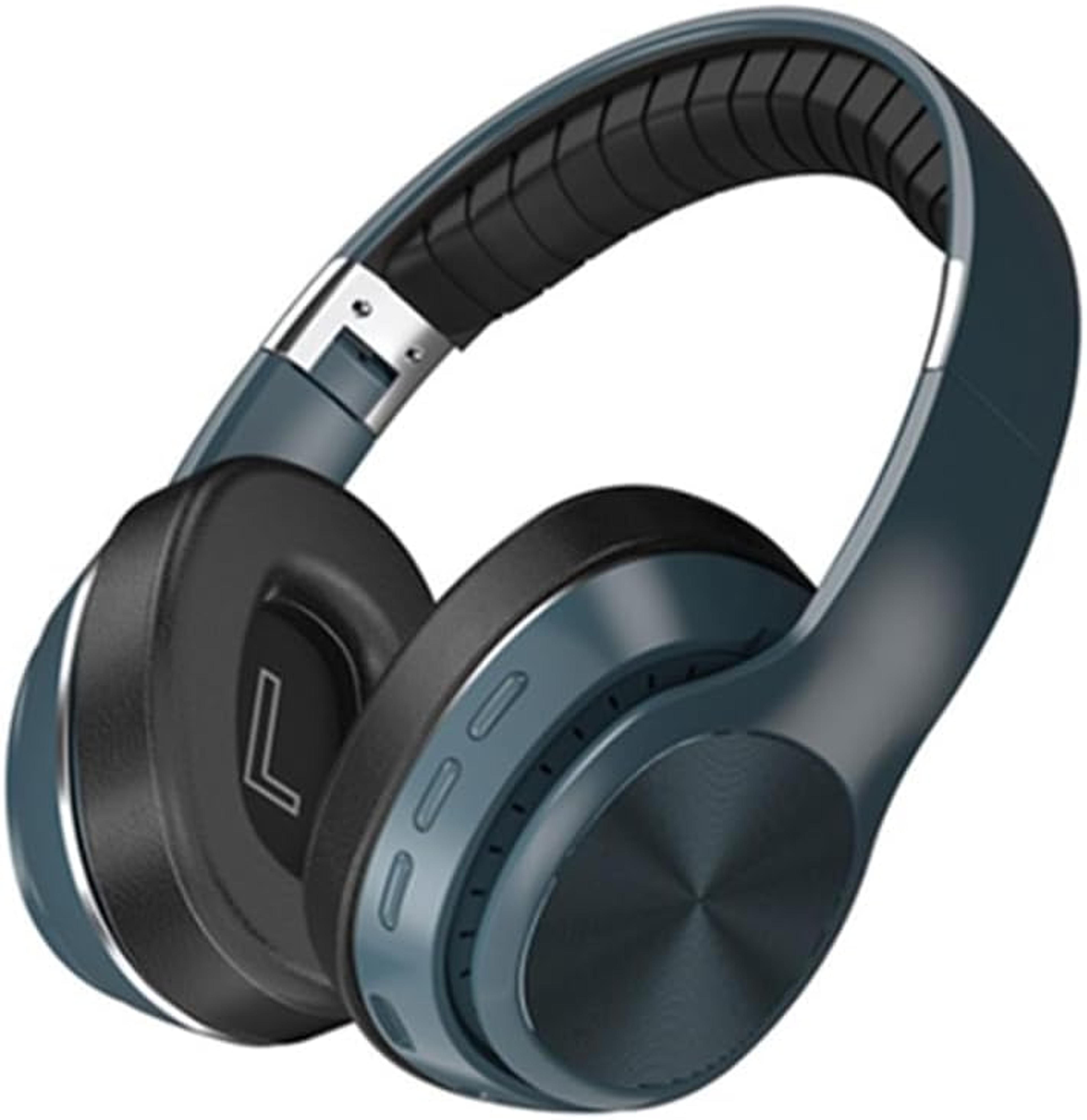 hifi foldable wireless bluetooth headphones with deep bass mic tf card & fm radio